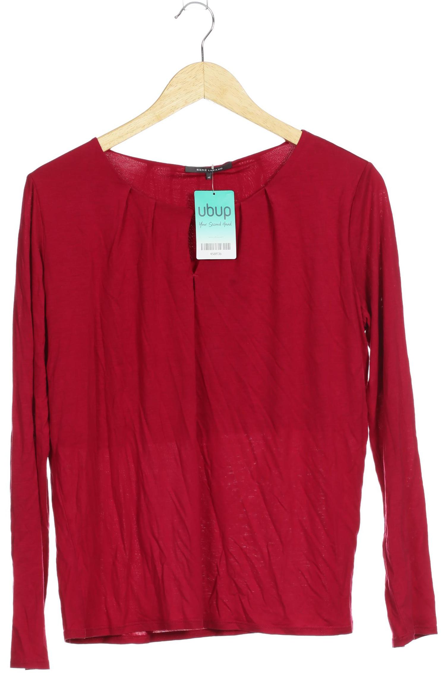 

Rene Lezard Damen Bluse, rot, Gr. 42