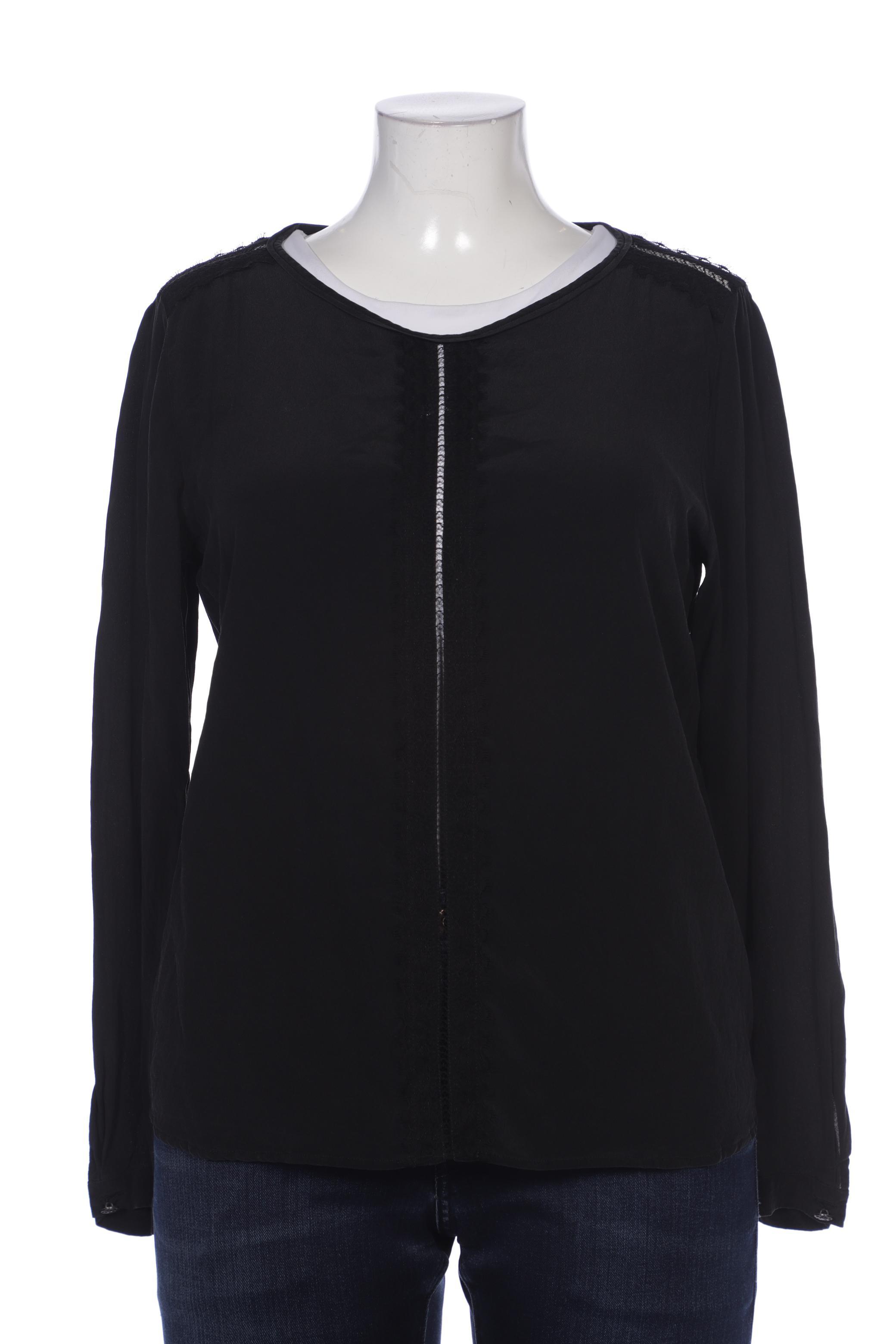 

Rene Lezard Damen Bluse, schwarz, Gr. 44