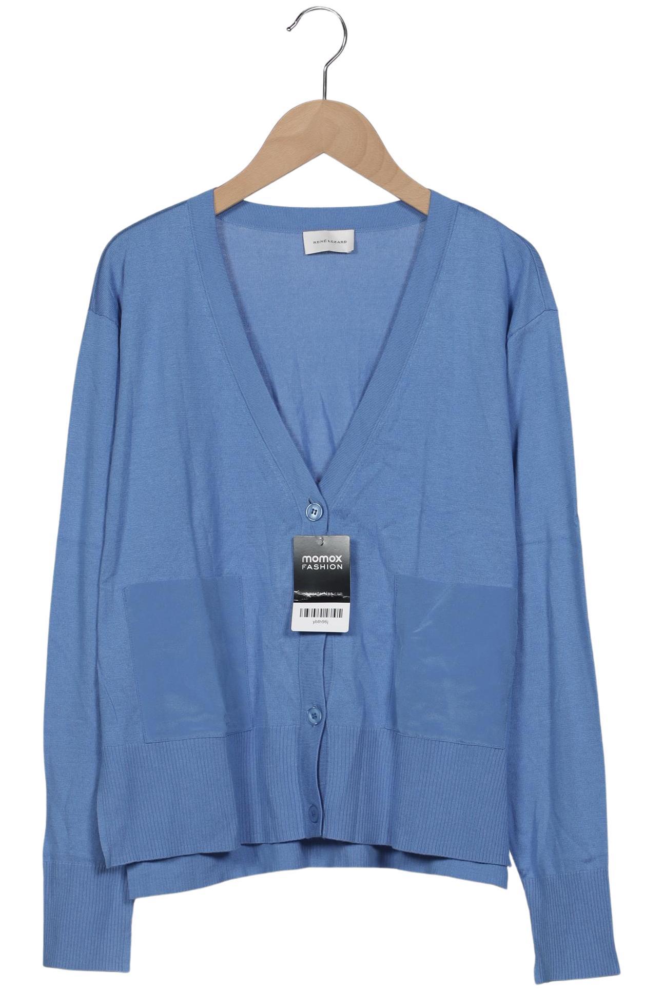 

Rene Lezard Damen Strickjacke, blau, Gr. 36