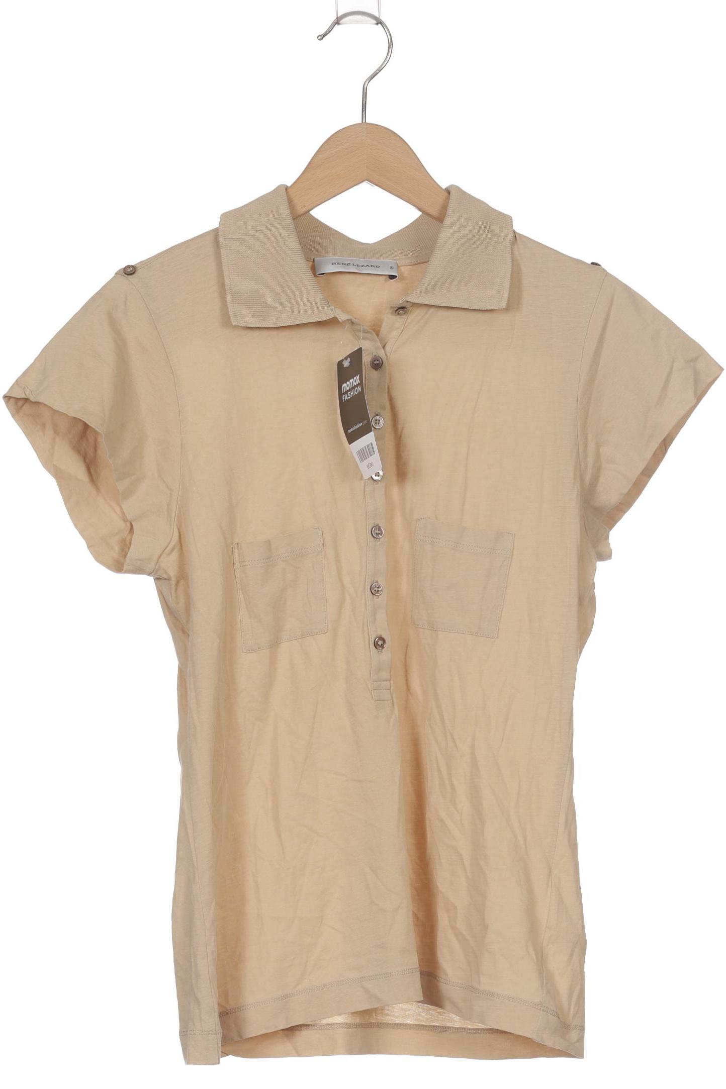 

Rene Lezard Damen Poloshirt, beige, Gr. 36