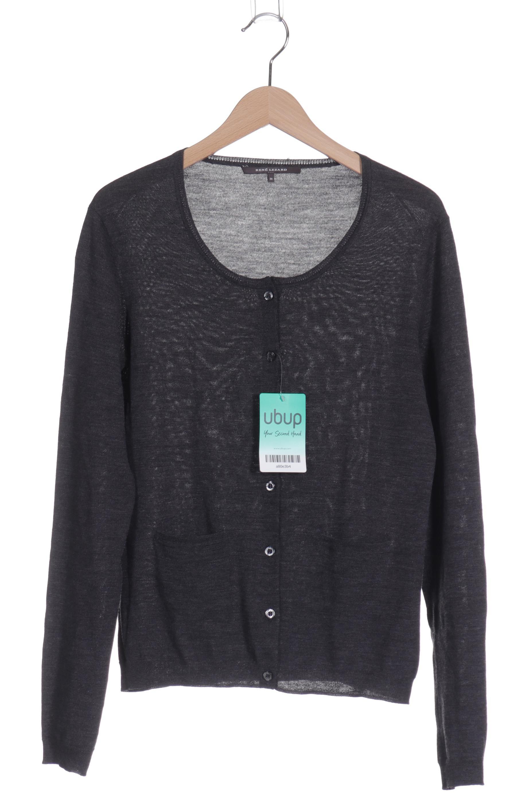 

Rene Lezard Damen Strickjacke, grau, Gr. 36