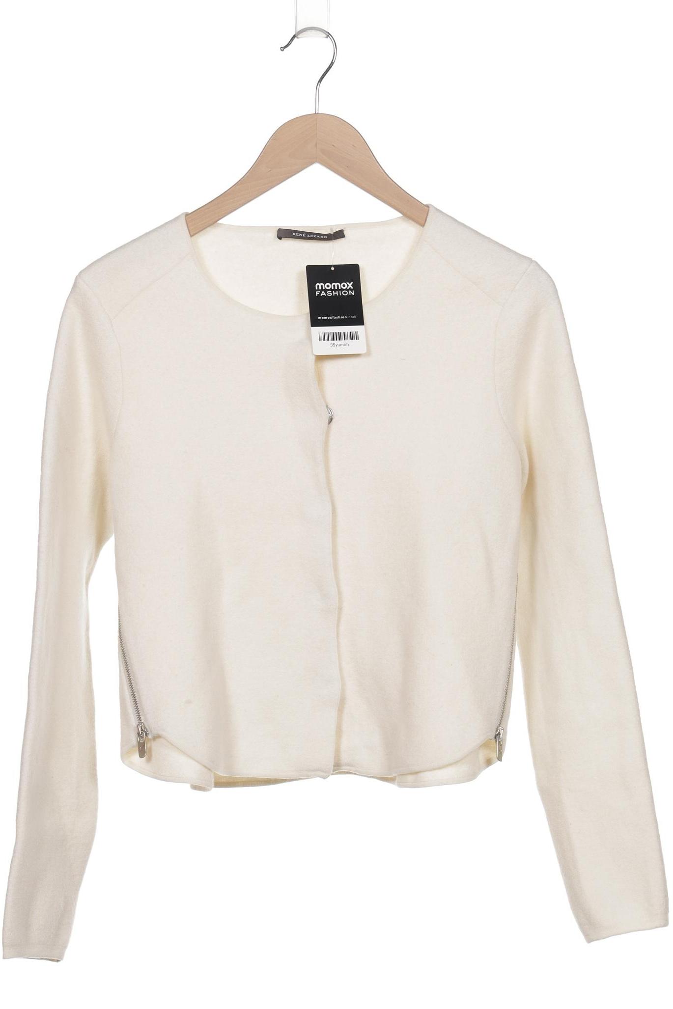 

Rene Lezard Damen Strickjacke, cremeweiß, Gr. 38