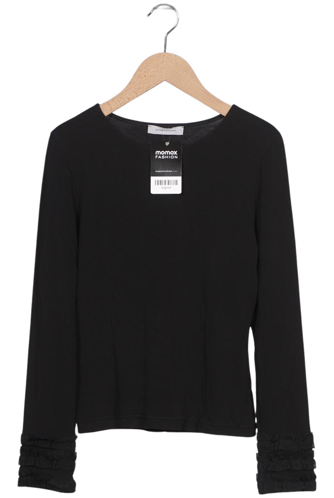 

Rene Lezard Damen Langarmshirt, schwarz, Gr. 36