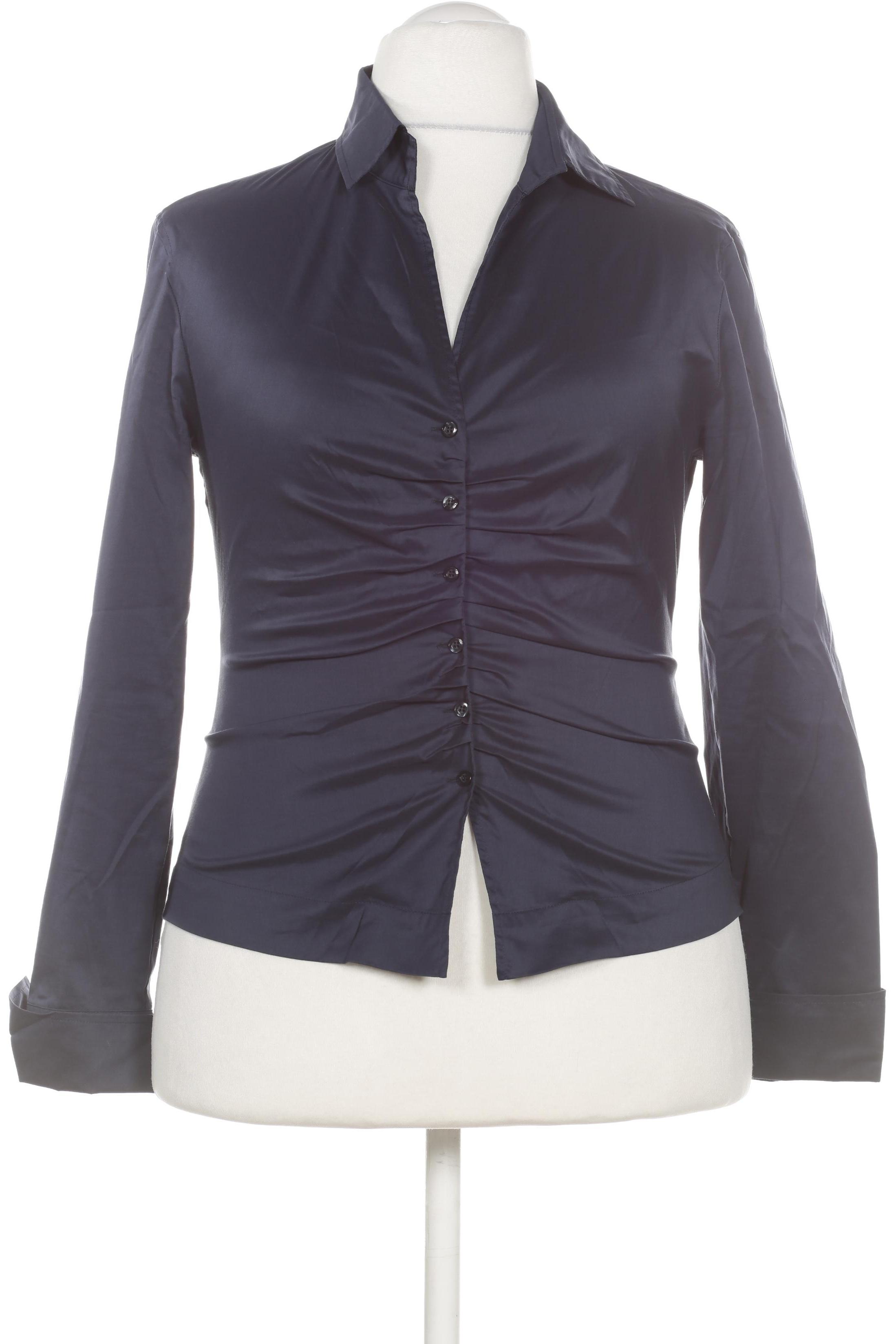 

Rene Lezard Damen Bluse, blau, Gr. 42