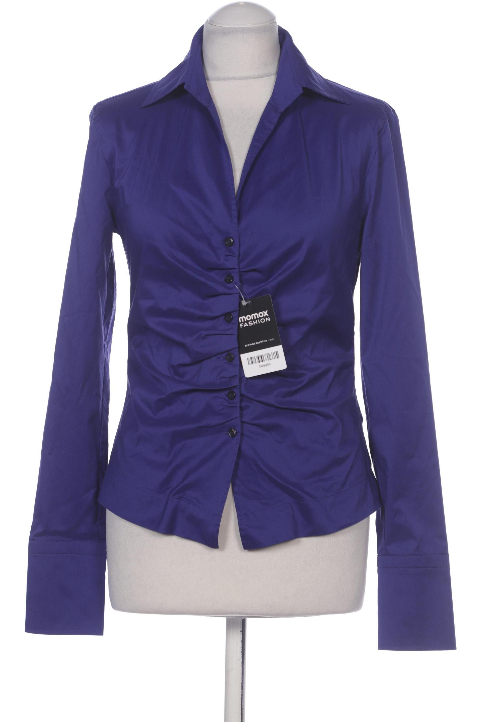 

Rene Lezard Damen Bluse, blau, Gr. 36