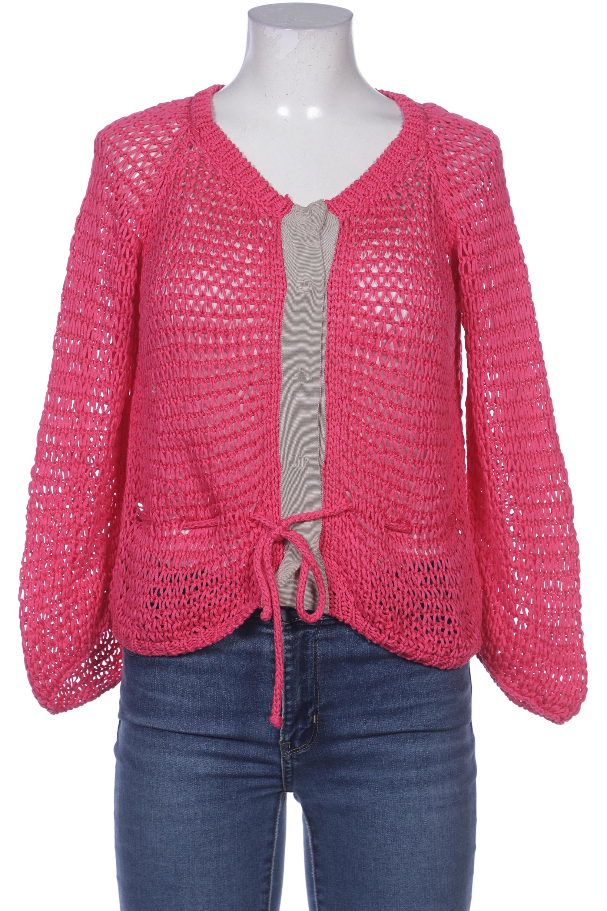 

Rene Lezard Damen Strickjacke, pink, Gr. 42