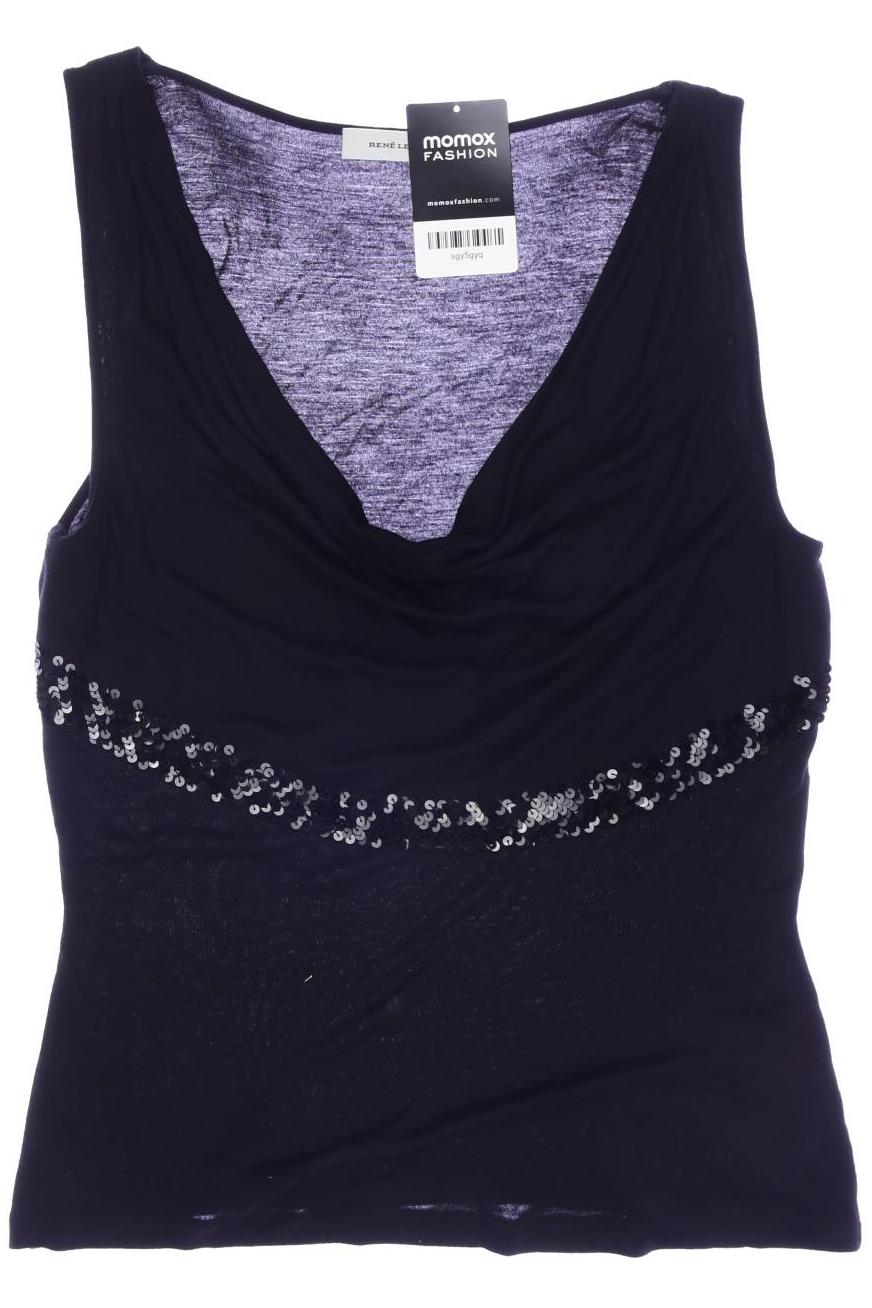 

Rene Lezard Damen Top, schwarz, Gr. 38