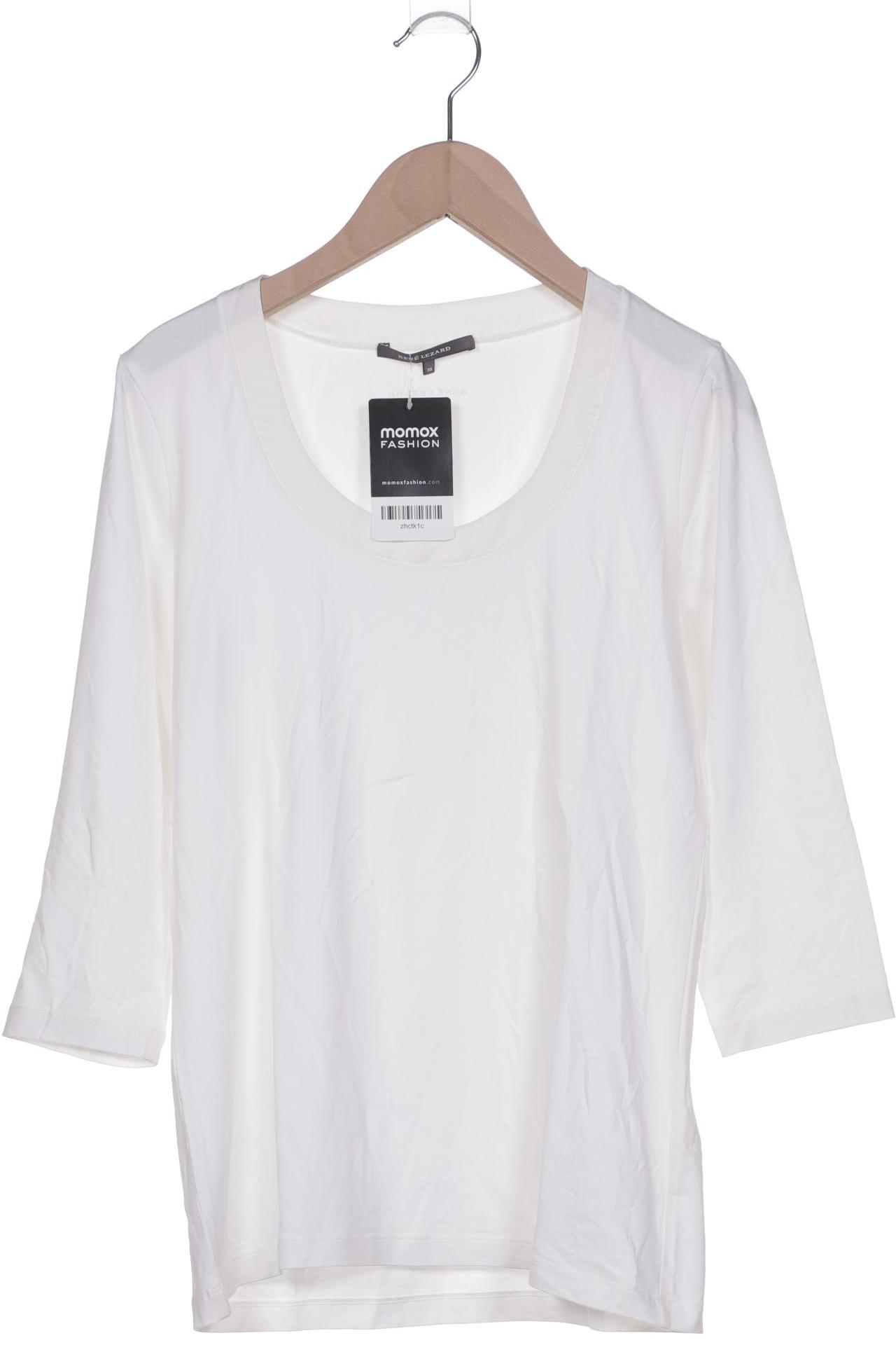 

Rene Lezard Damen Langarmshirt, weiß, Gr. 38