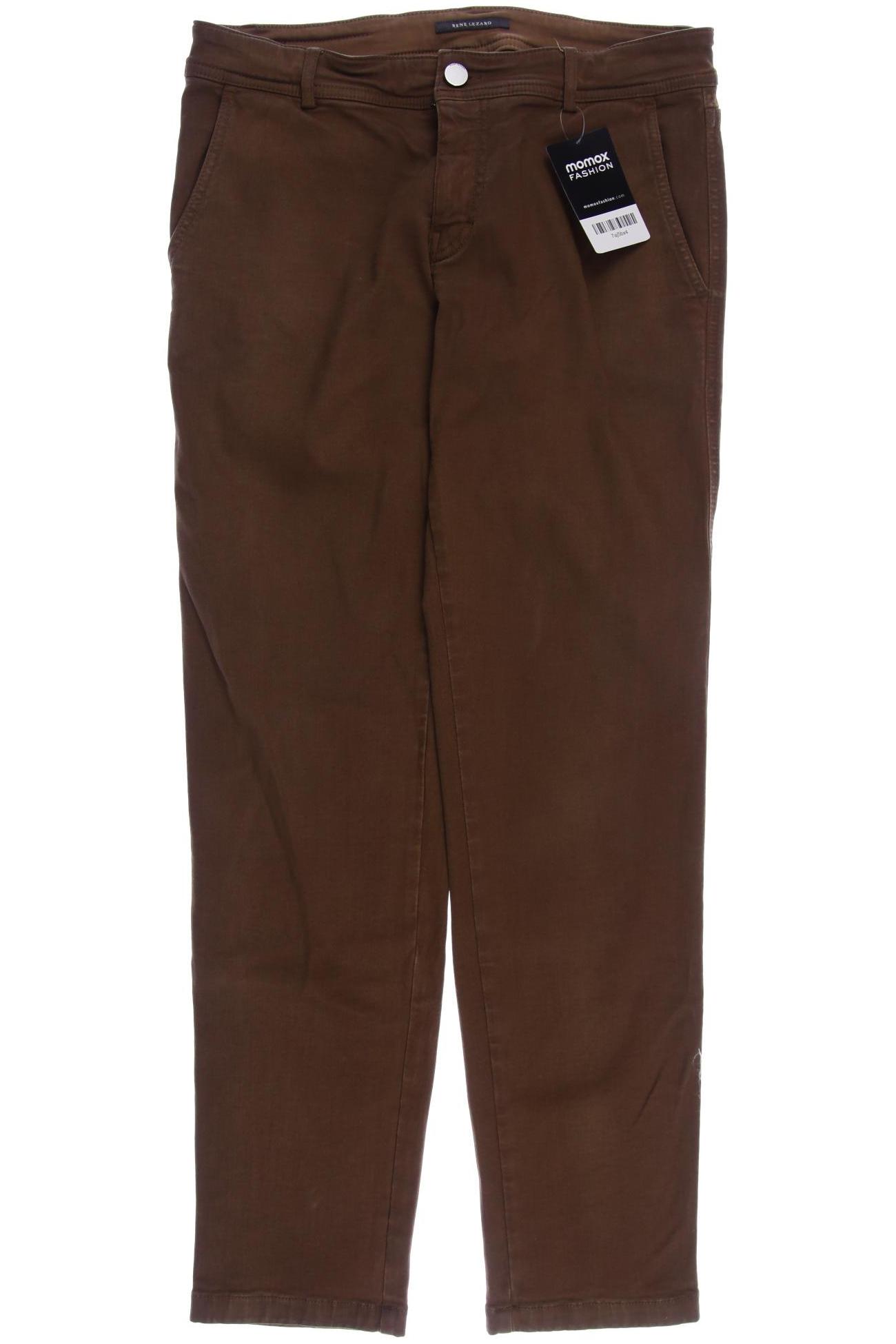 

Rene Lezard Damen Stoffhose, braun