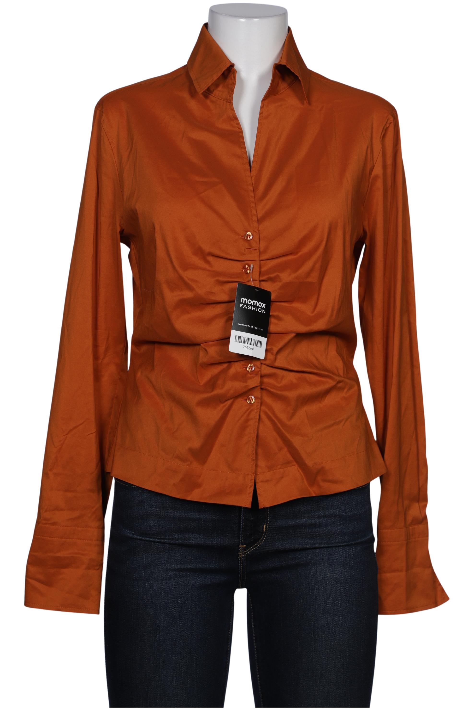 

Rene Lezard Damen Bluse, orange, Gr. 40