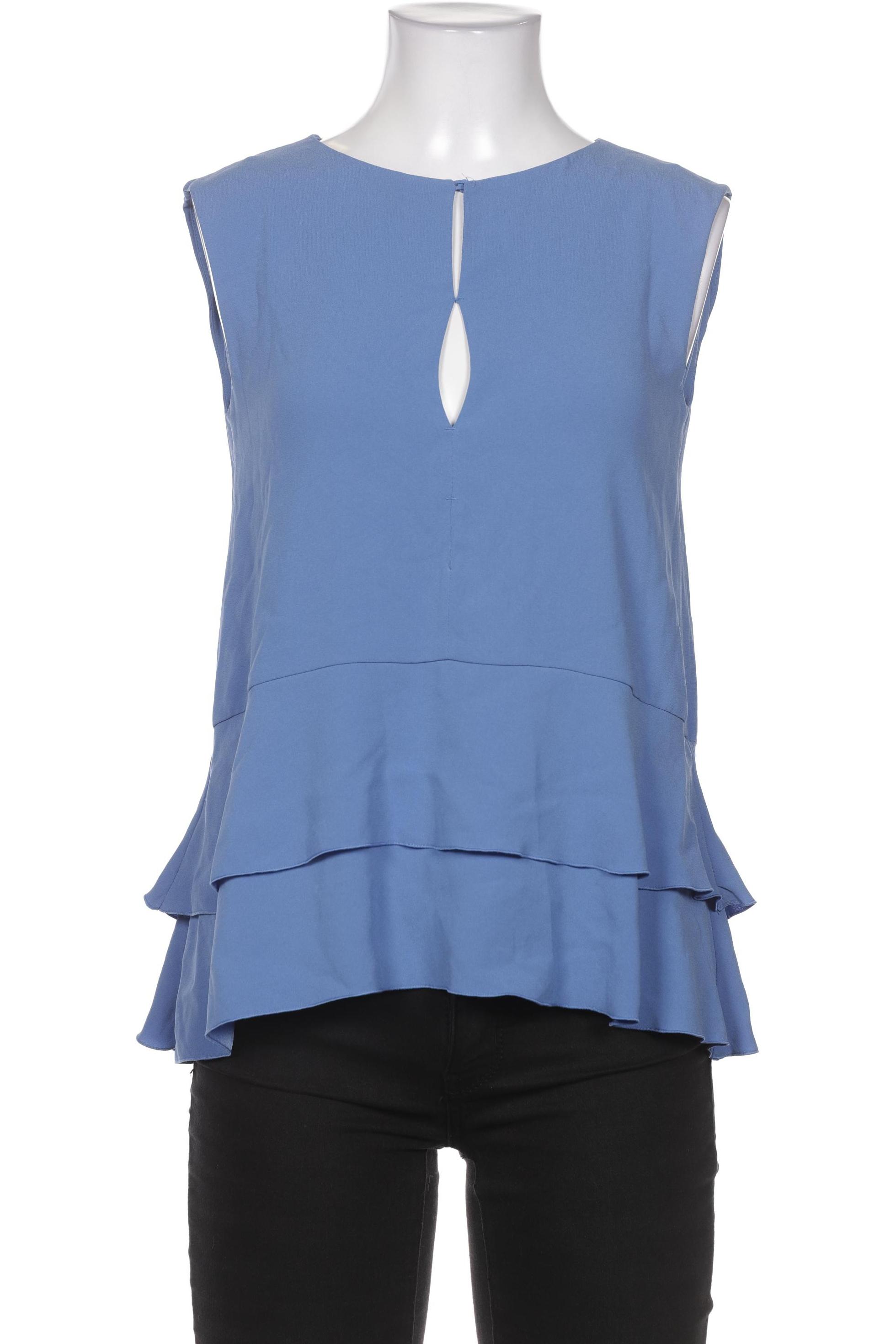 

Rene Lezard Damen Bluse, blau, Gr. 34