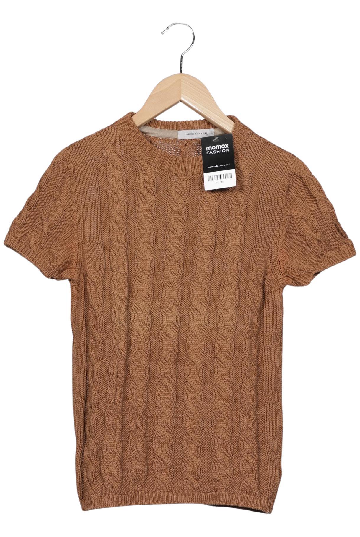 

Rene Lezard Damen Pullover, braun, Gr. 34