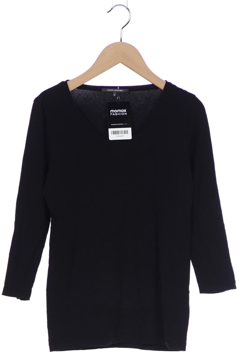 

Rene Lezard Damen Langarmshirt, schwarz, Gr. 36