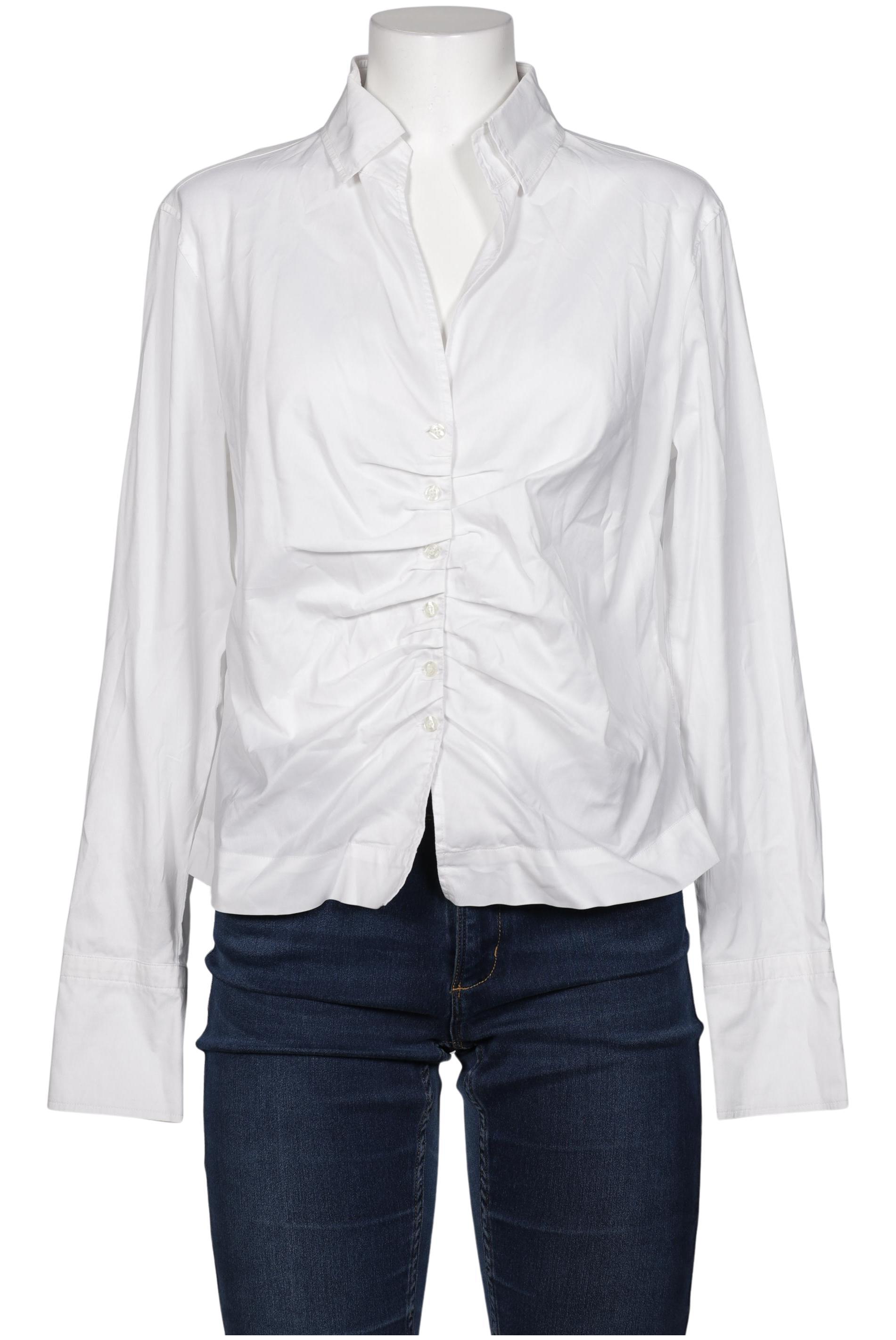 

Rene Lezard Damen Bluse, weiß, Gr. 42