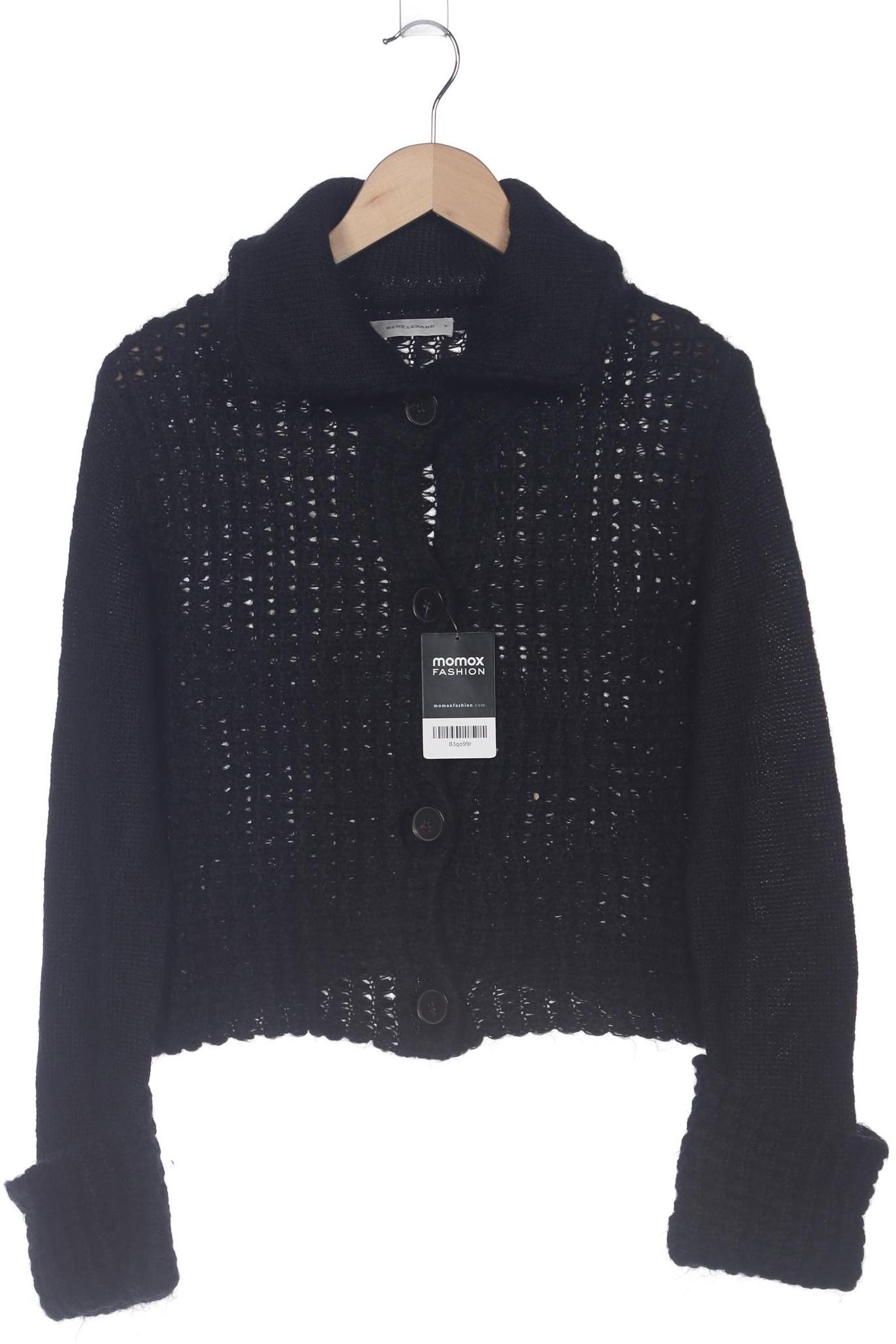 

Rene Lezard Damen Strickjacke, schwarz, Gr. 38