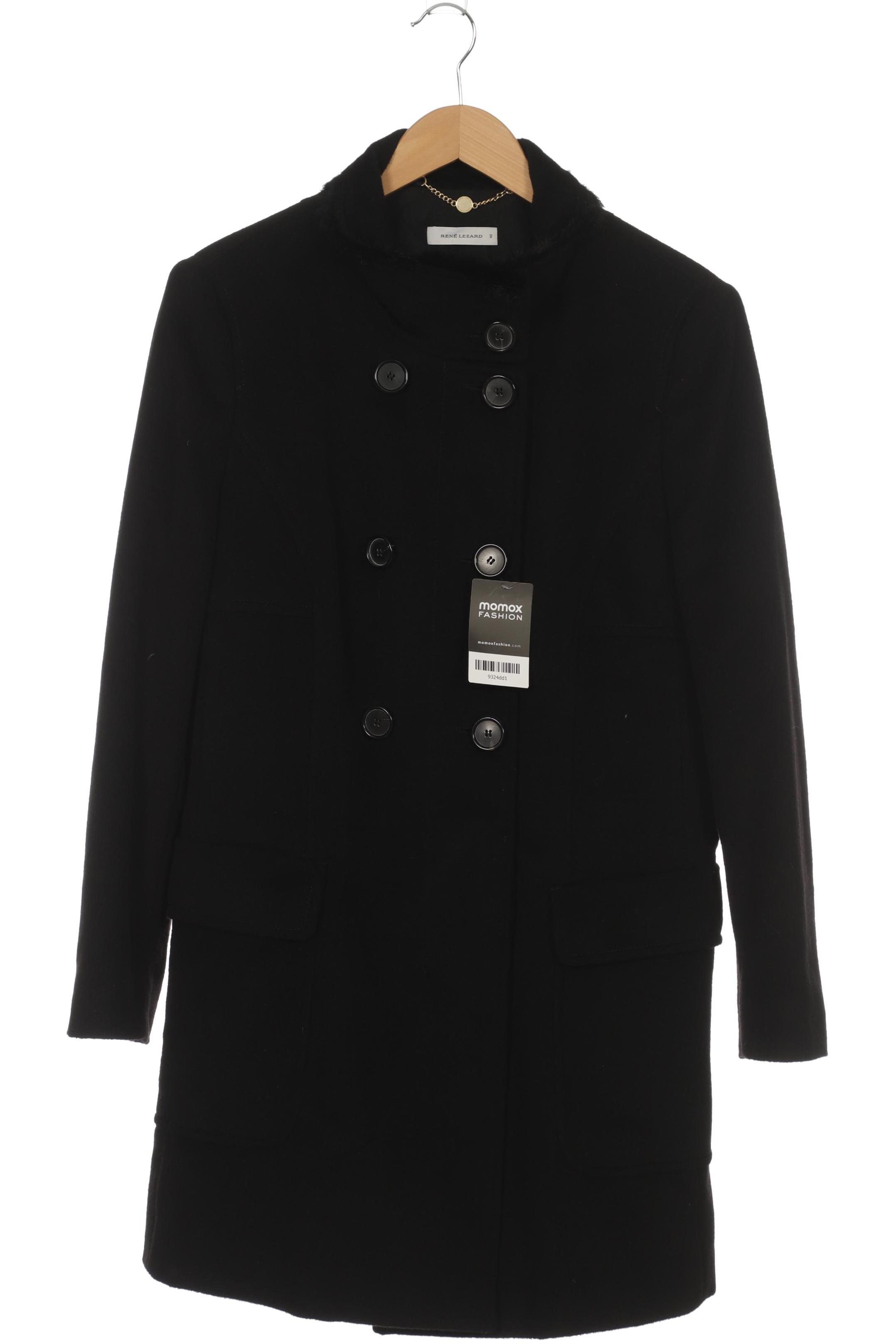 

Rene Lezard Damen Mantel, schwarz, Gr. 40