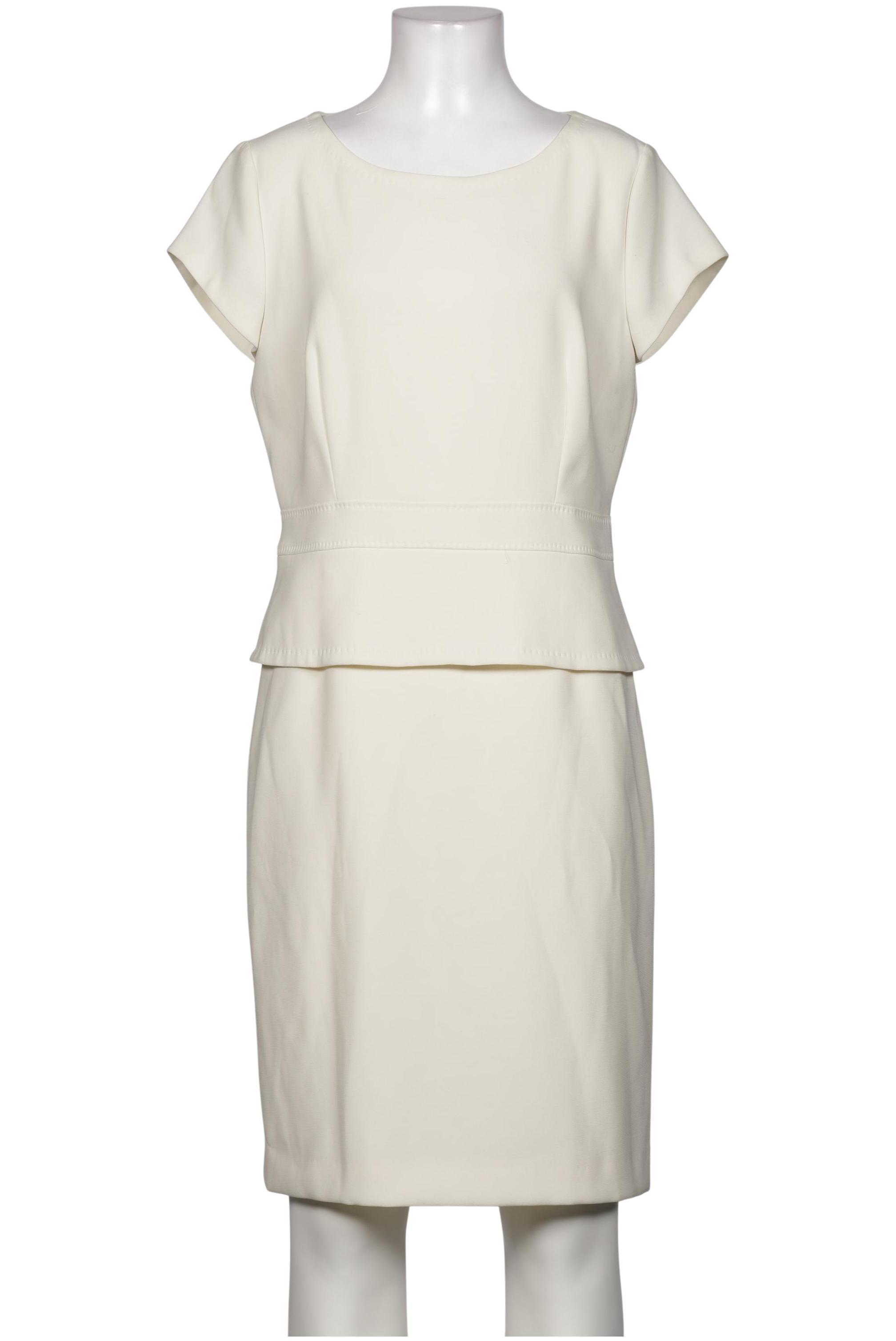 

Rene Lezard Damen Kleid, cremeweiß, Gr. 40