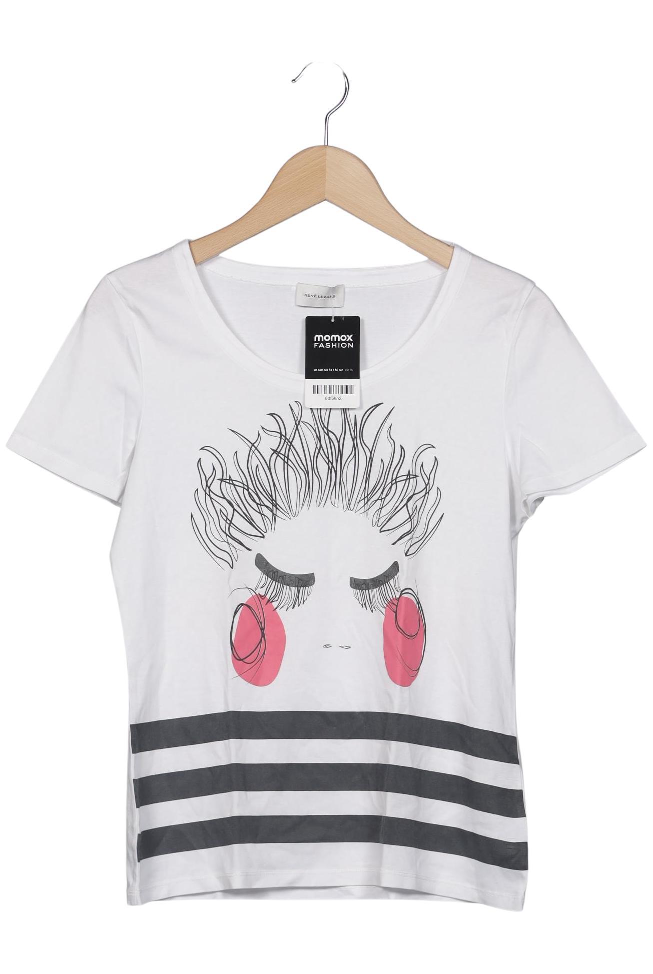 

Rene Lezard Damen T-Shirt, weiß, Gr. 36