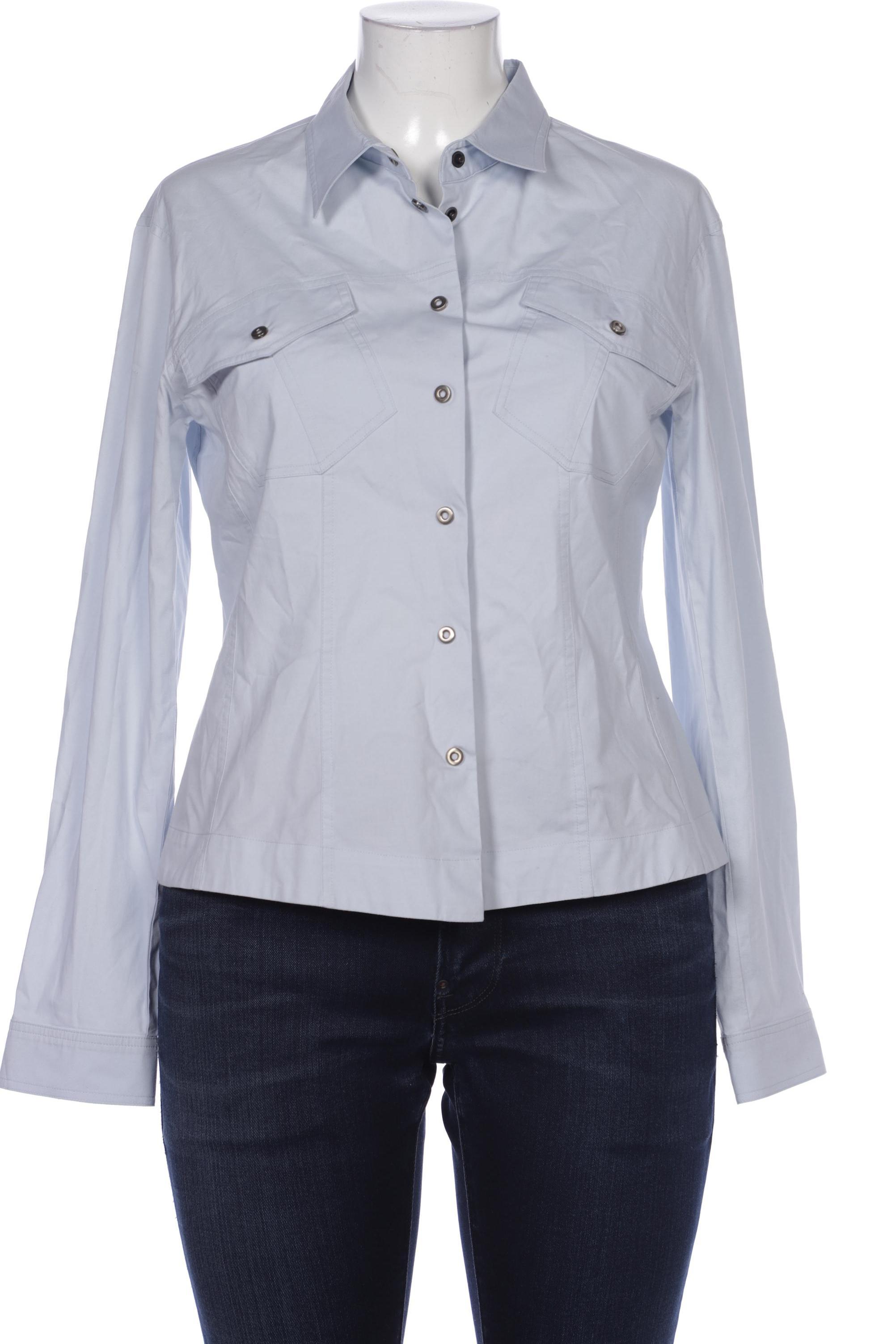 

Rene Lezard Damen Bluse, blau, Gr. 42