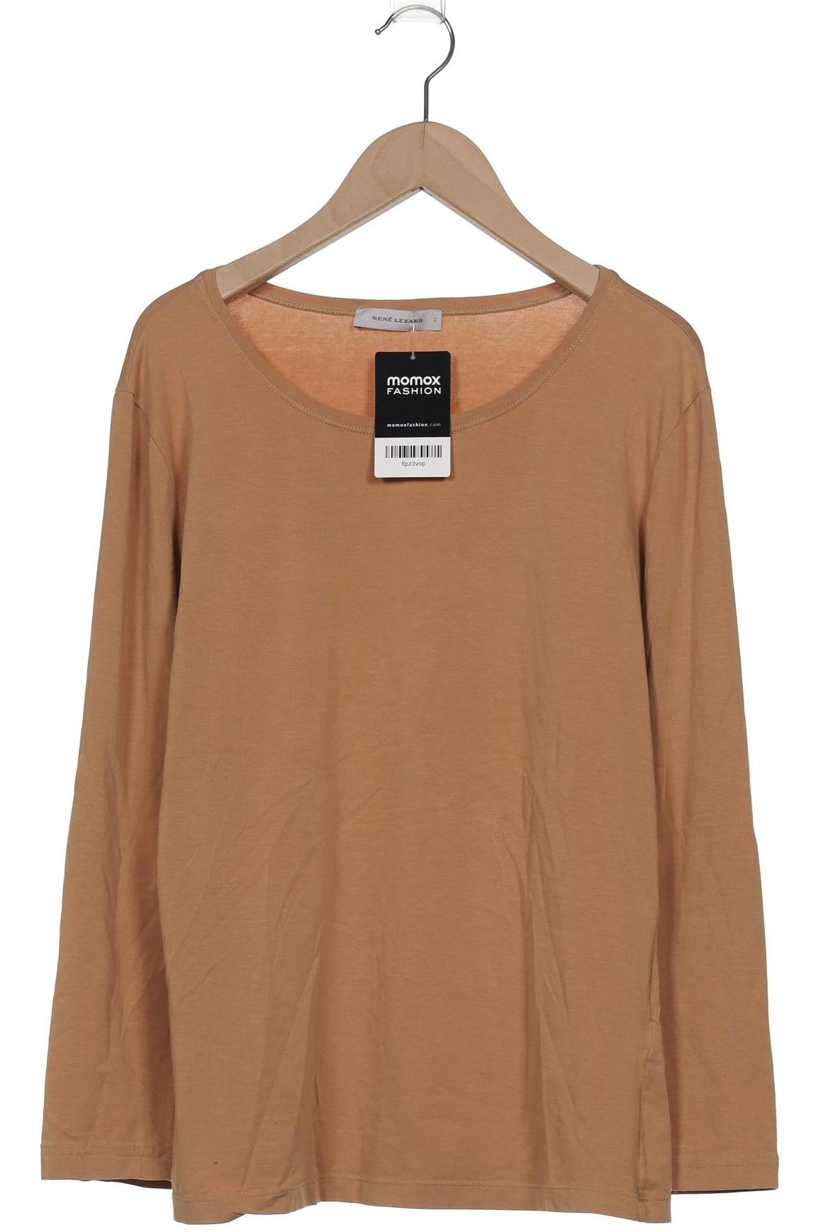 

Rene Lezard Damen Langarmshirt, beige, Gr. 44