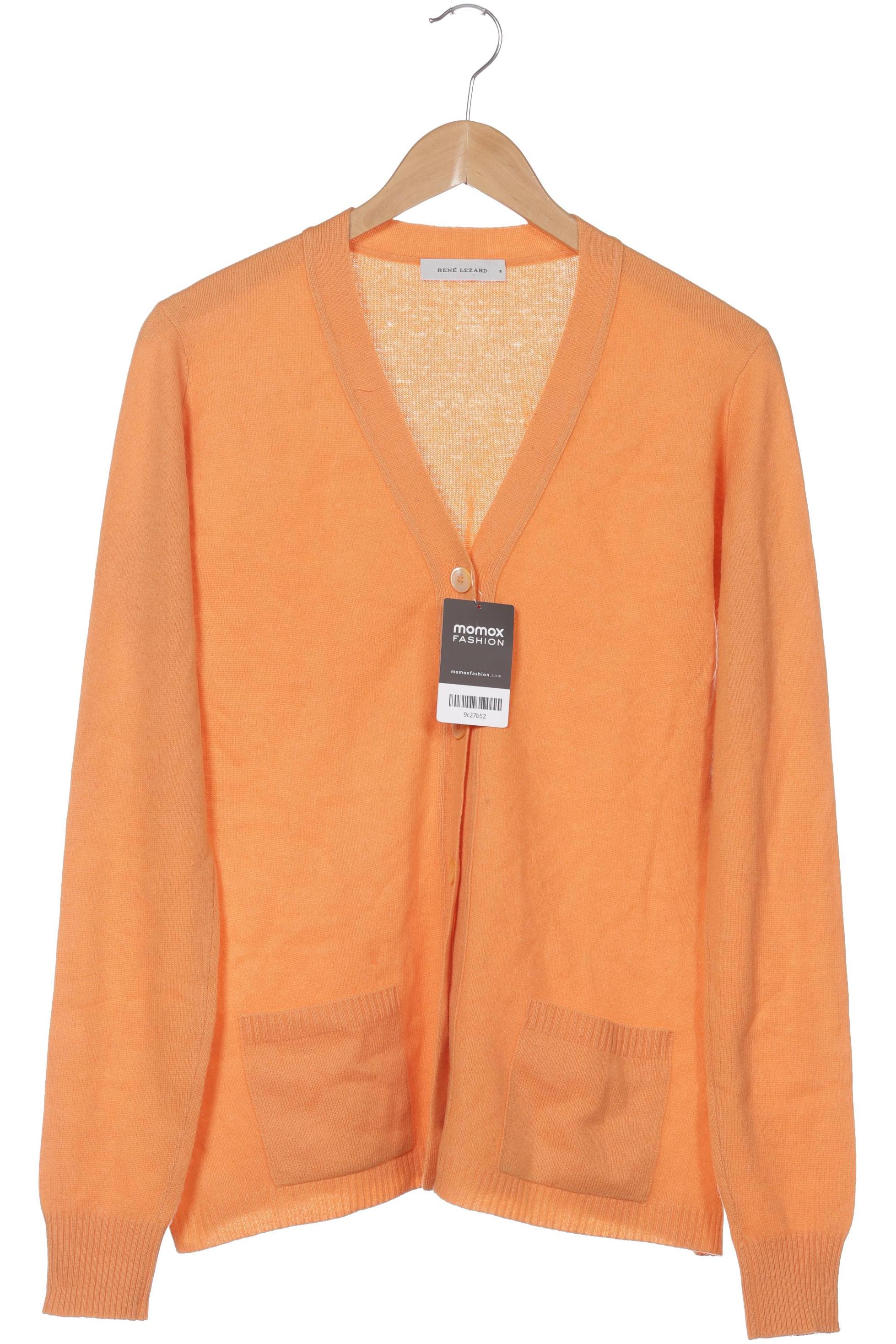 

Rene Lezard Damen Strickjacke, orange, Gr. 38