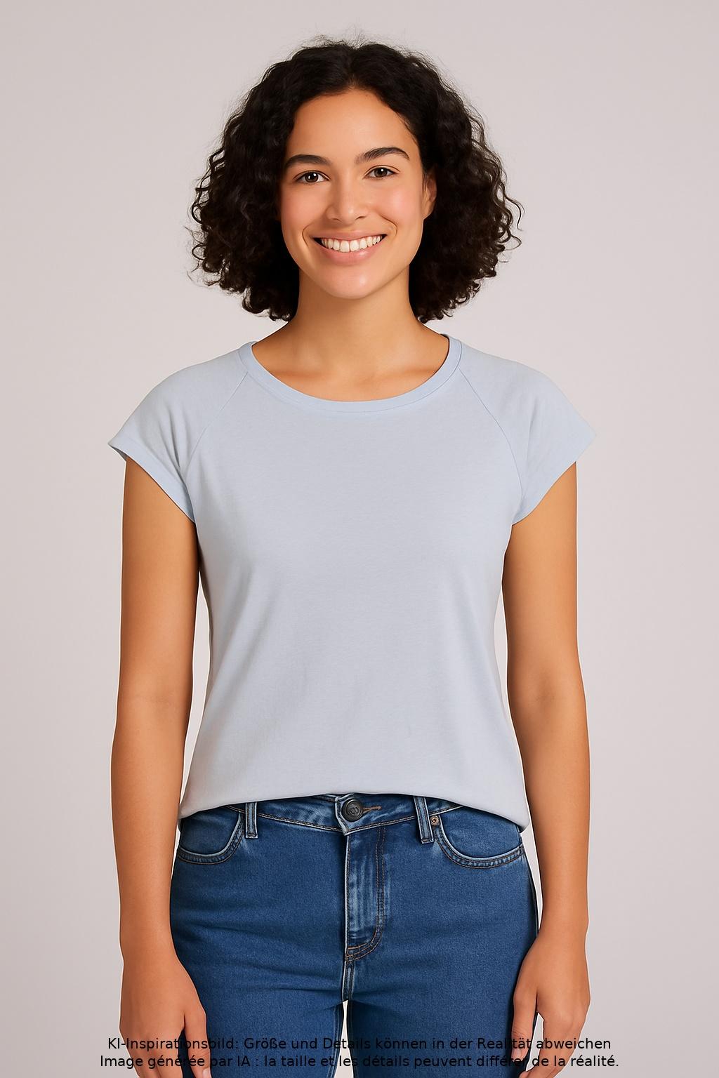 

Rene Lezard Damen T-Shirt, hellblau, Gr. 36