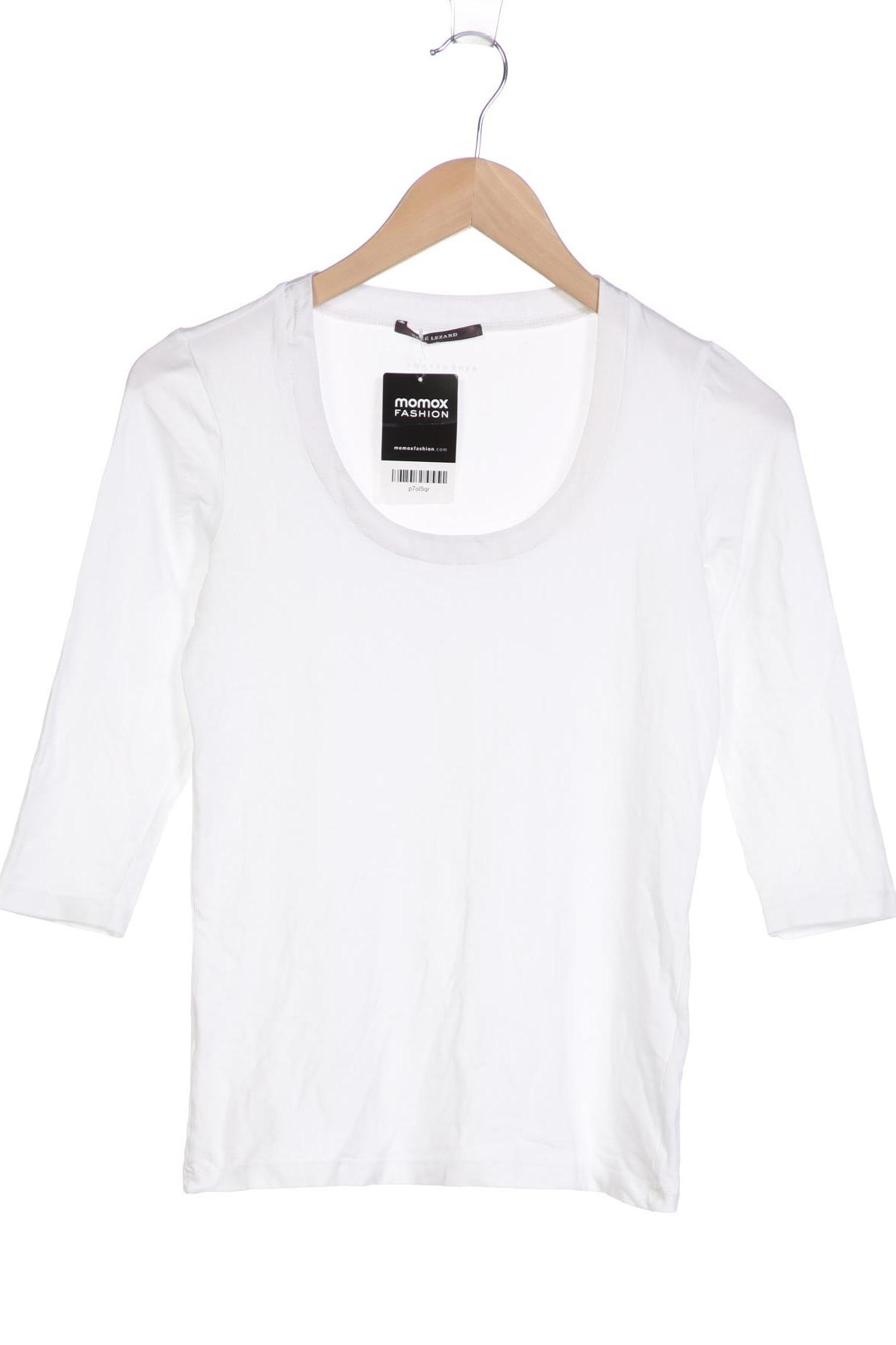 

Rene Lezard Damen Langarmshirt, weiß, Gr. 32