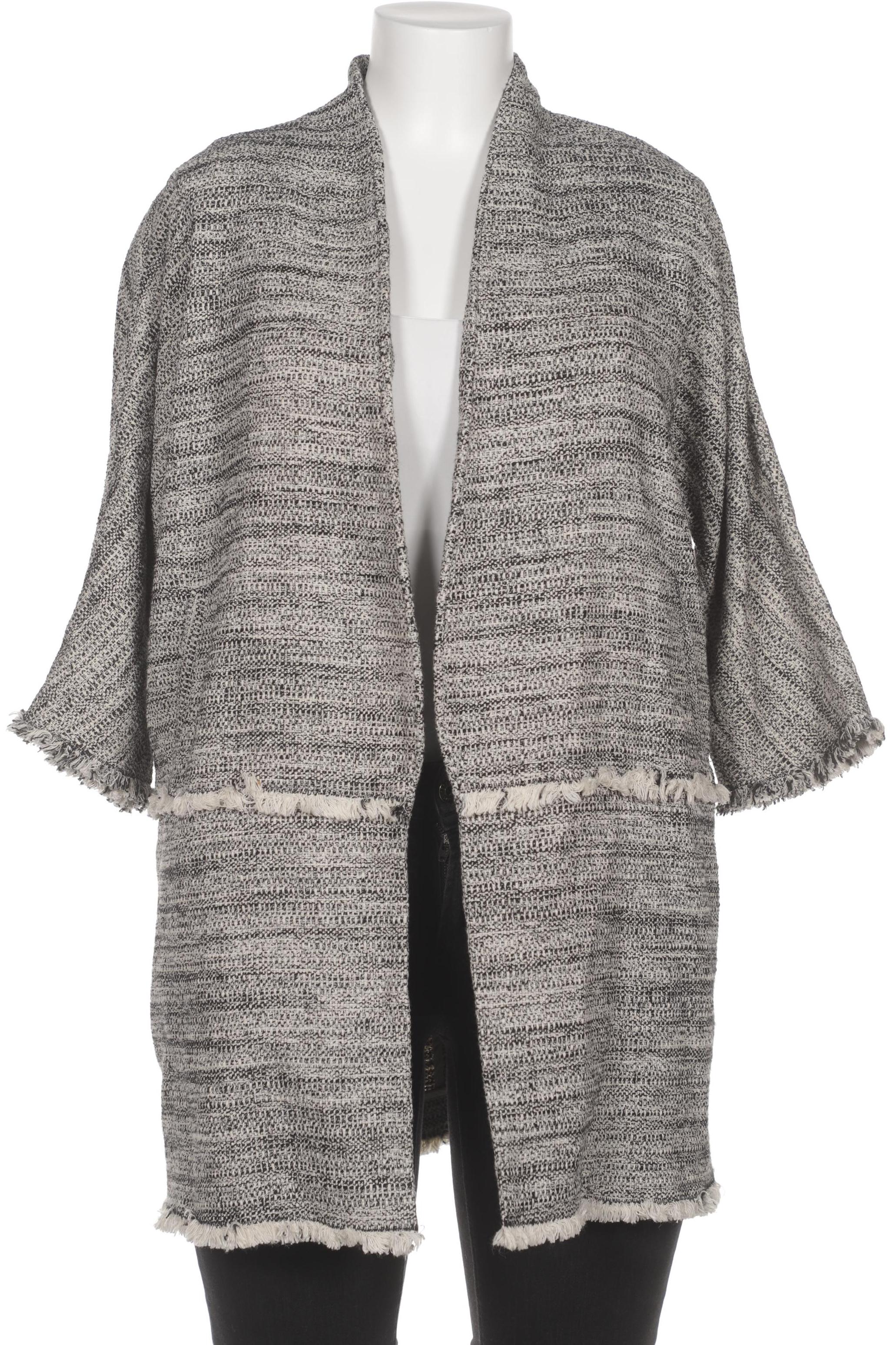 

Rene Lezard Damen Strickjacke, grau, Gr. 44