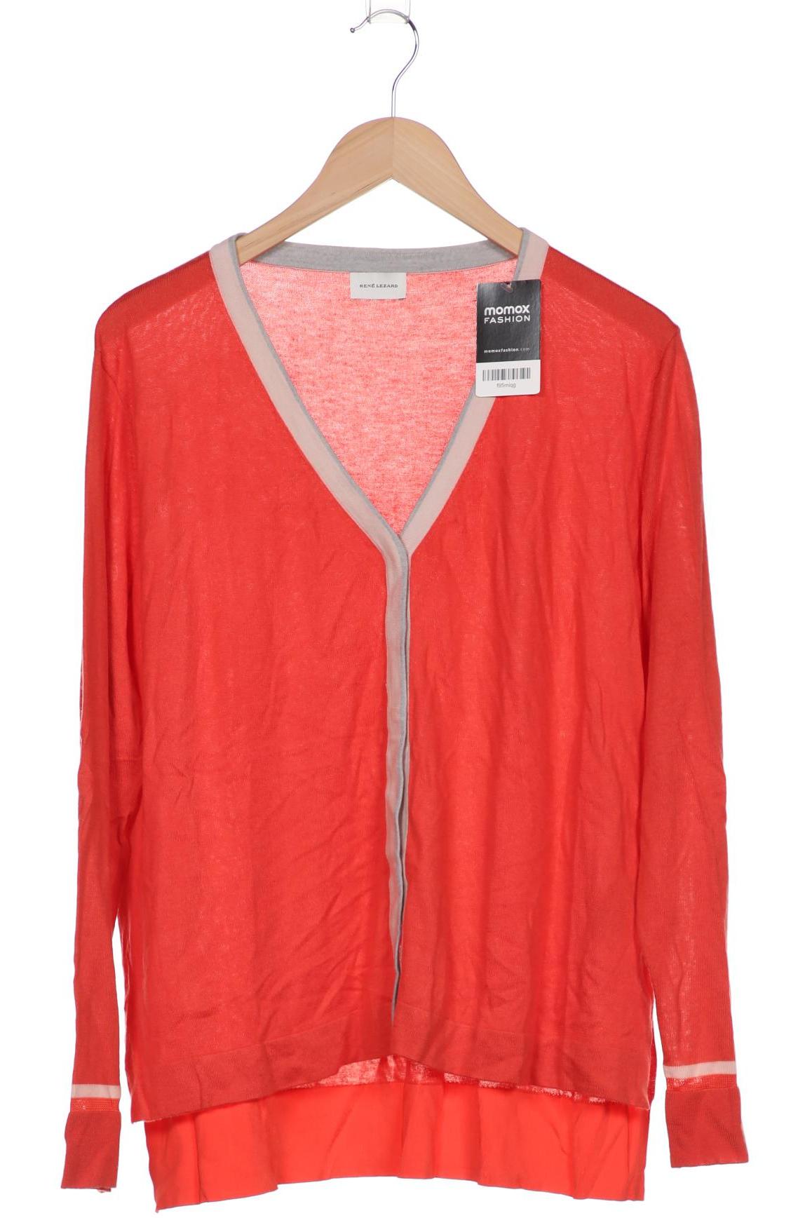 

Rene Lezard Damen Strickjacke, rot, Gr. 42