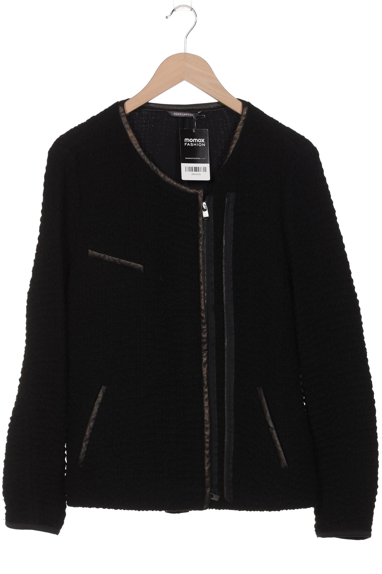 

Rene Lezard Damen Strickjacke, schwarz, Gr. 44