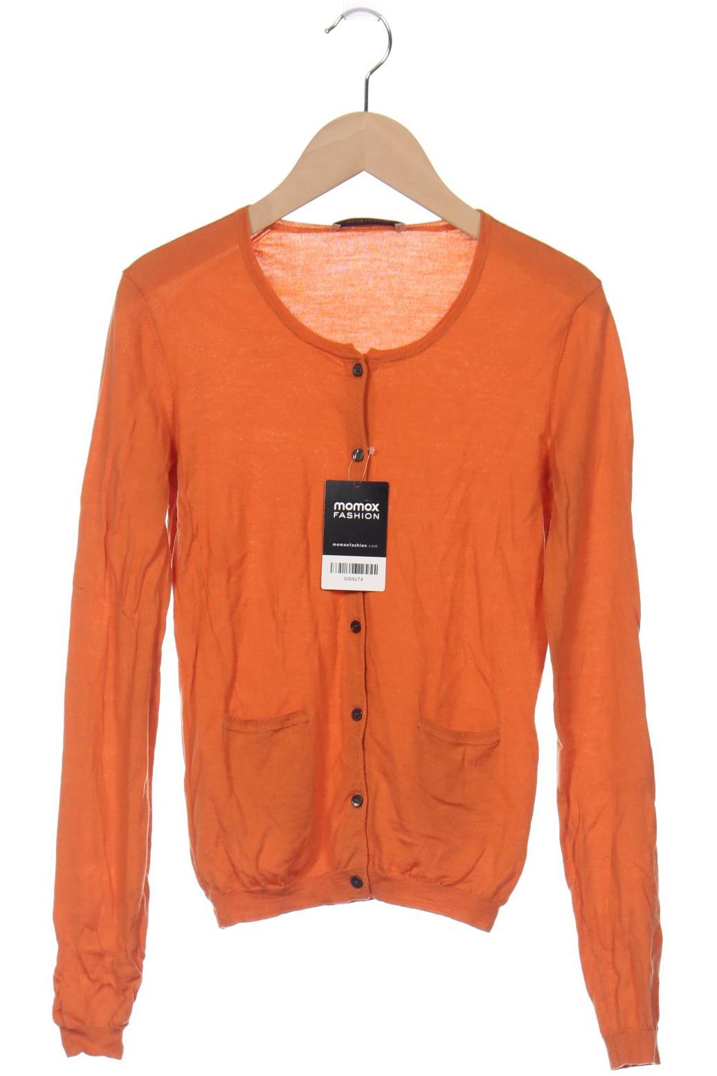 

Rene Lezard Damen Strickjacke, orange, Gr. 34