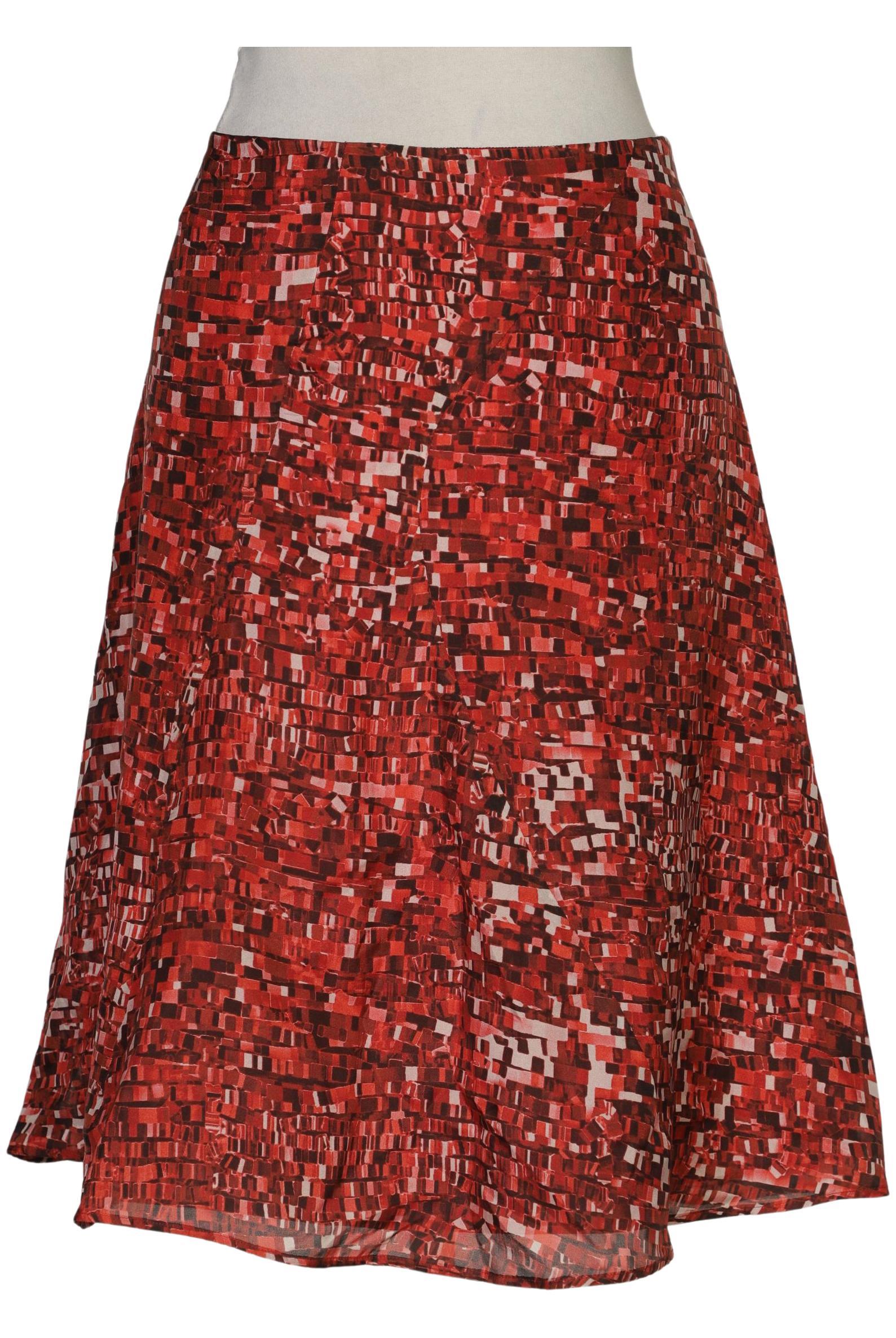 

Rene Lezard Damen Rock, rot, Gr. 40