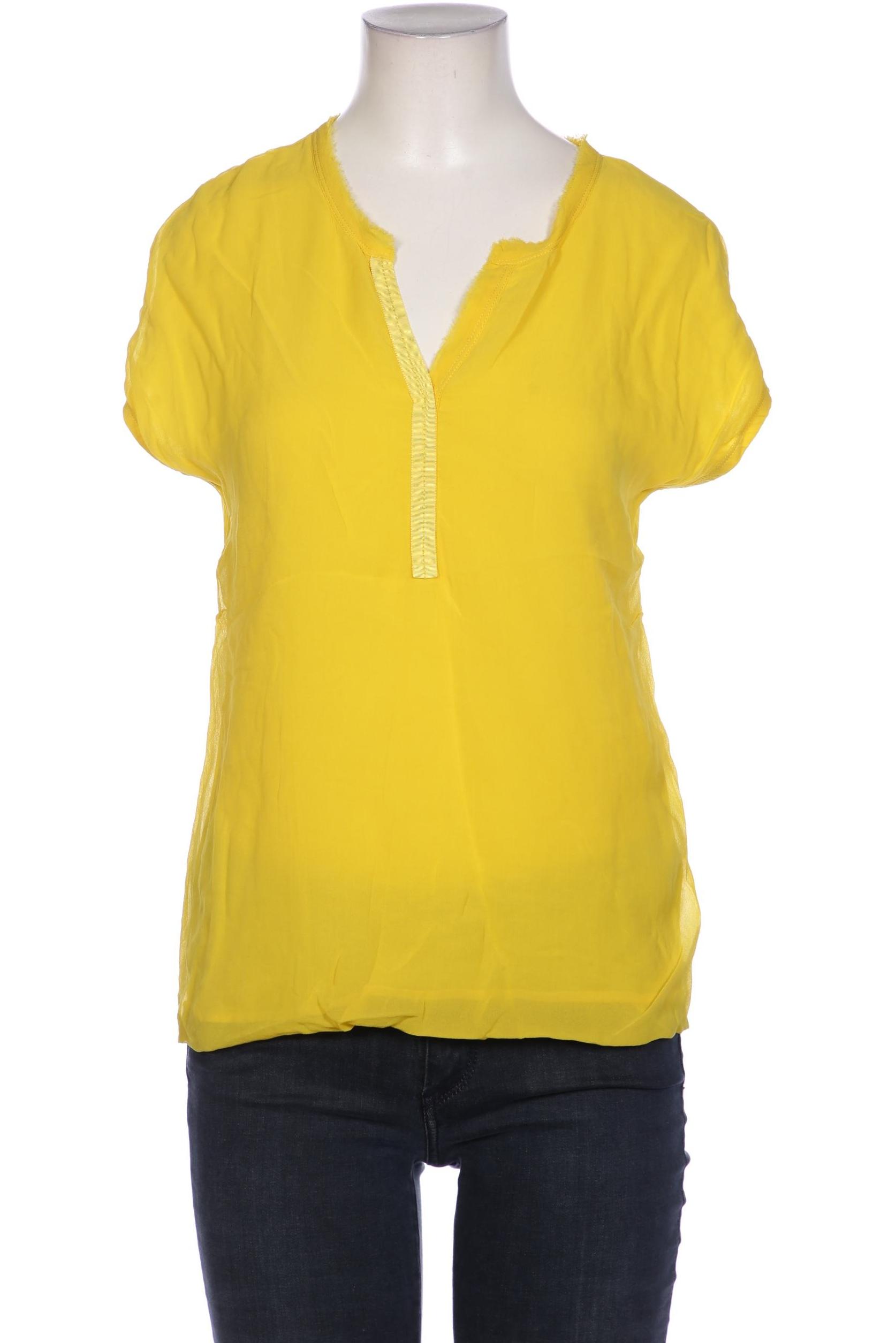 

Rene Lezard Damen Bluse, gelb, Gr. 34