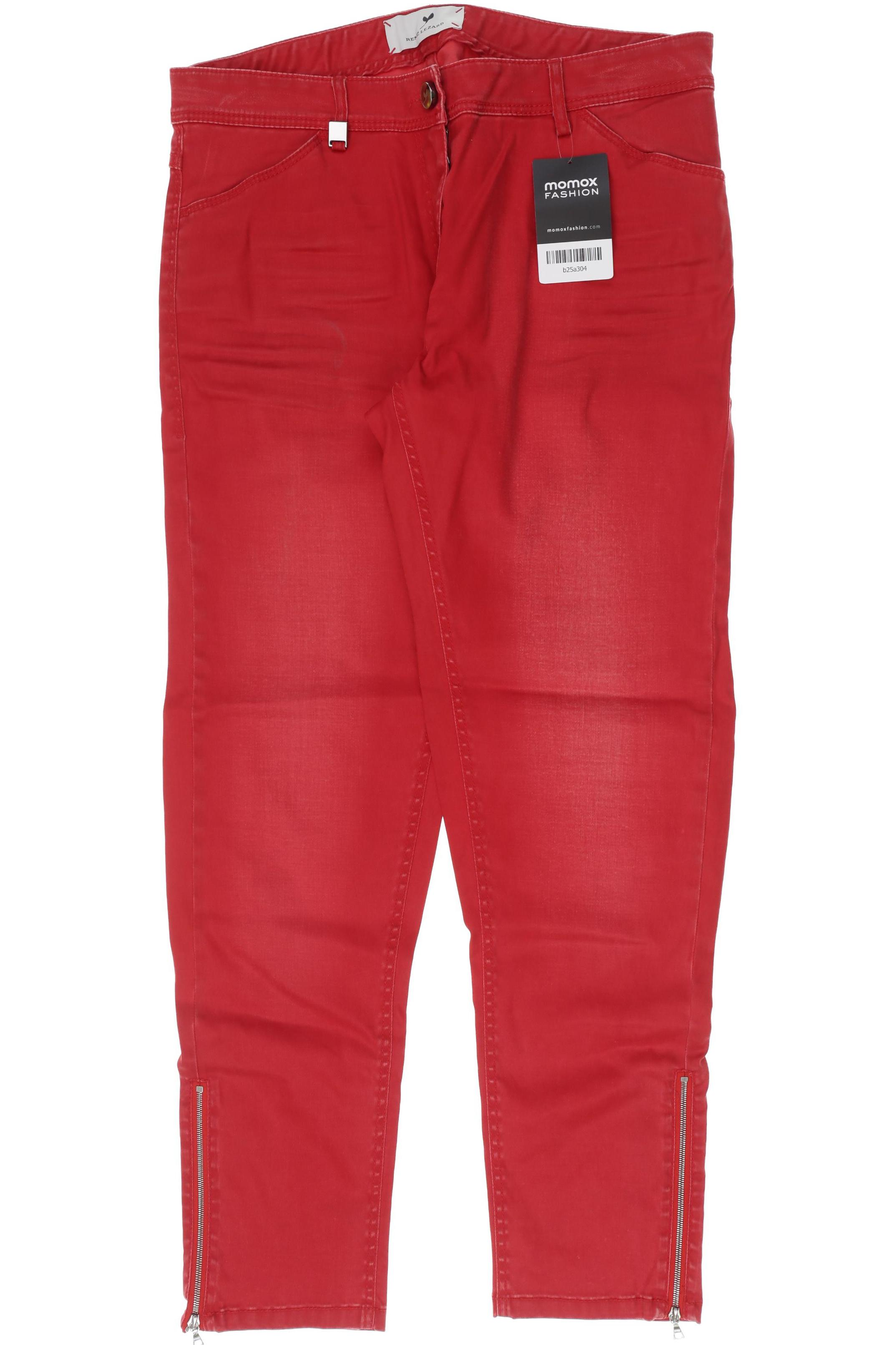 

Rene Lezard Damen Jeans, rot, Gr. 34