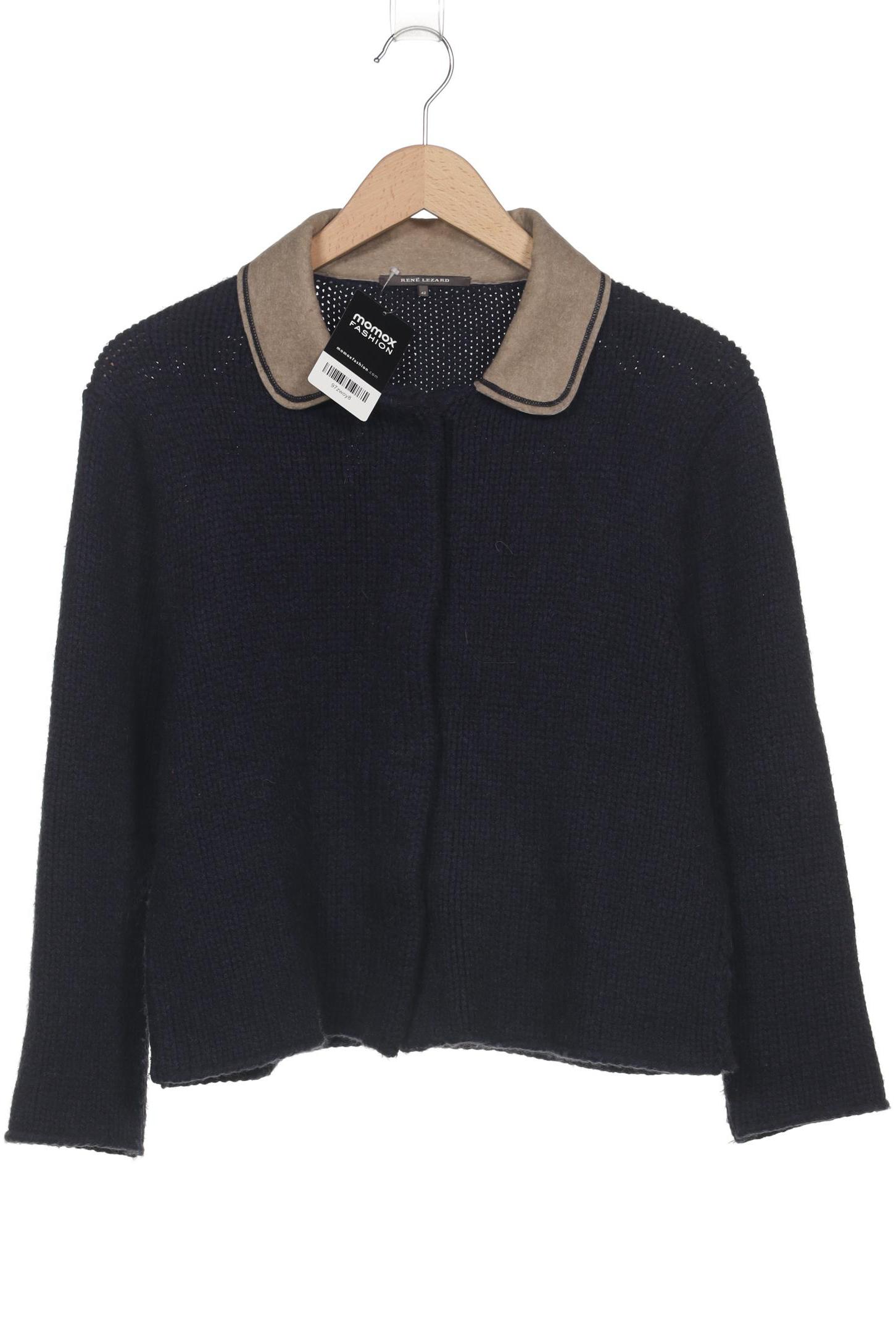 

Rene Lezard Damen Strickjacke, marineblau, Gr. 42