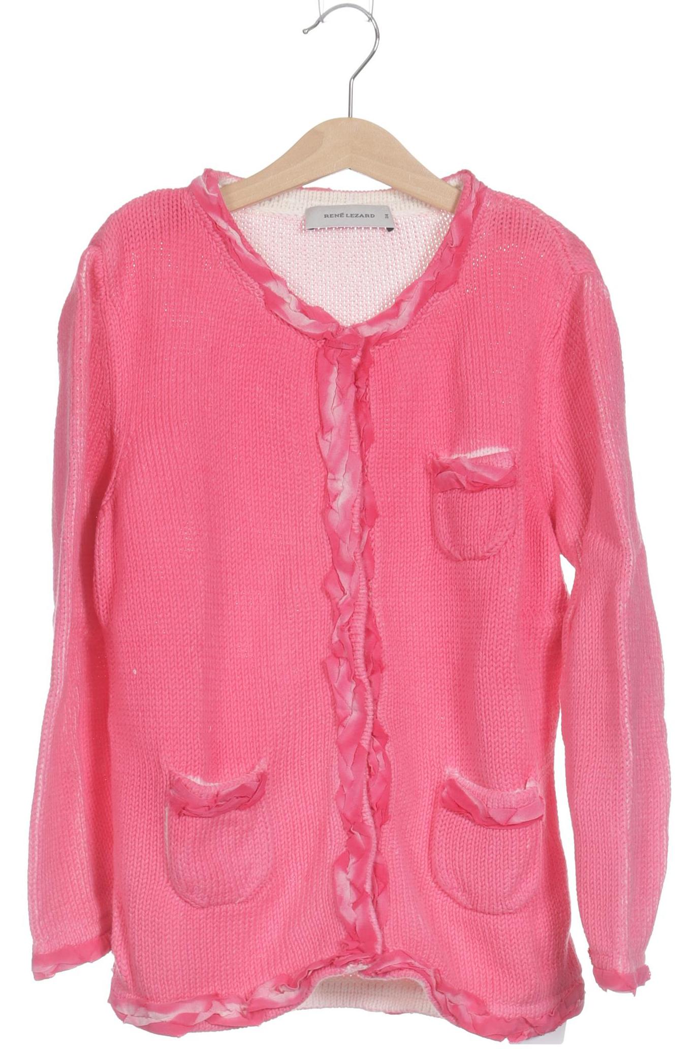 

Rene Lezard Damen Strickjacke, pink, Gr. 34