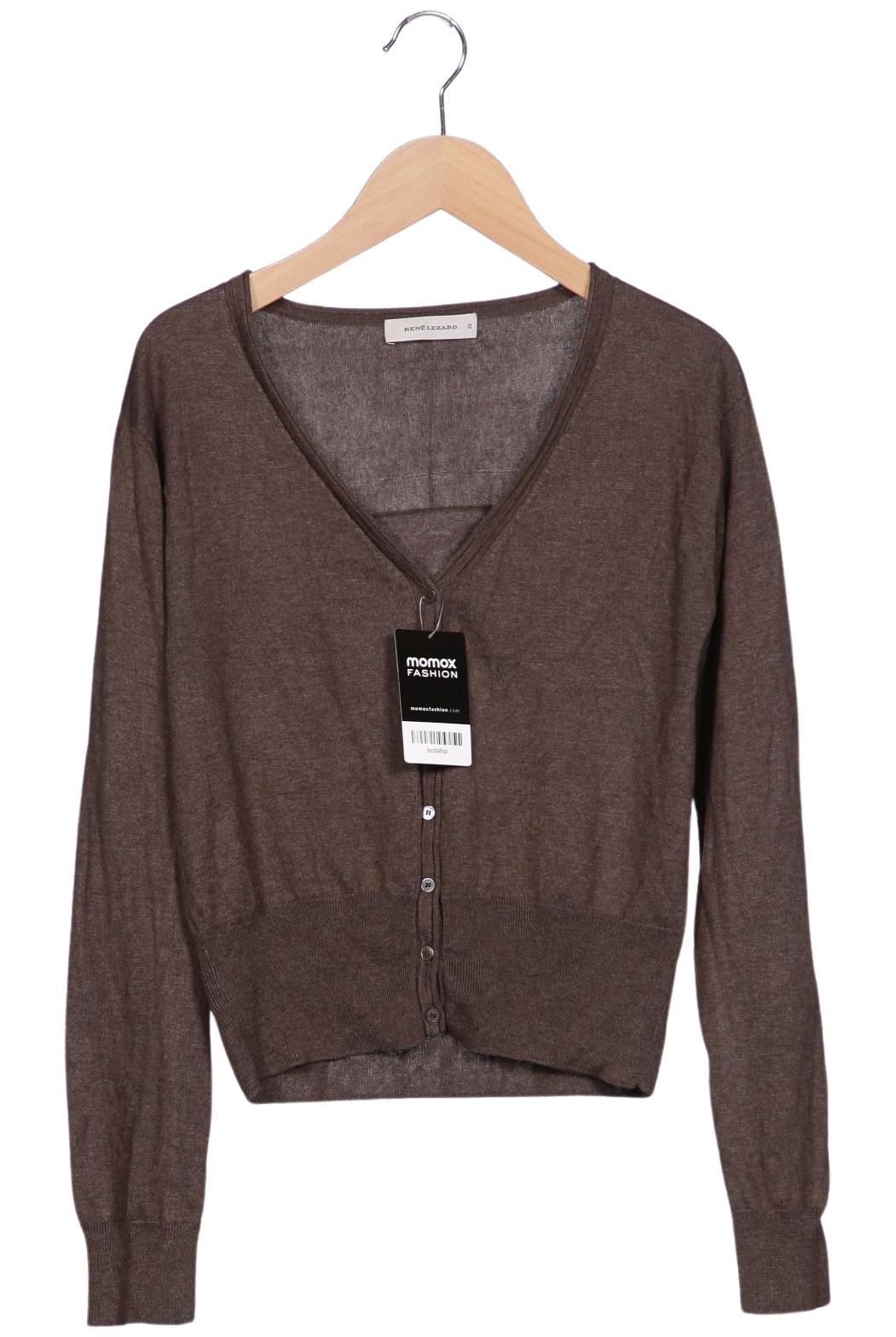 

Rene Lezard Damen Strickjacke, braun, Gr. 34