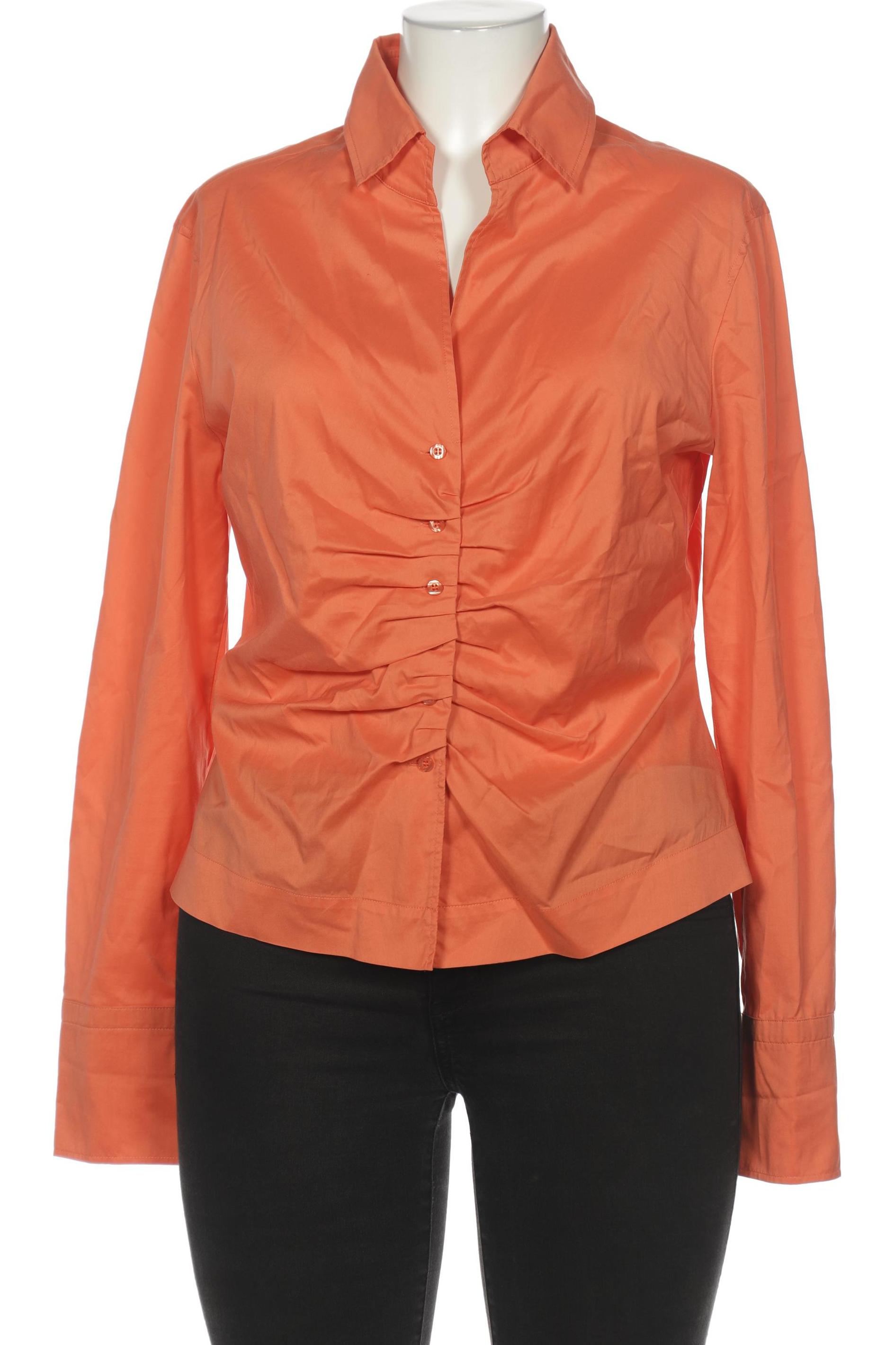 

Rene Lezard Damen Bluse, orange, Gr. 44