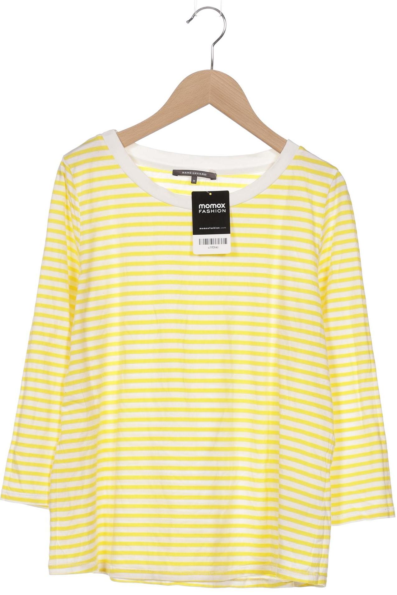 

Rene Lezard Damen Langarmshirt, gelb, Gr. 36
