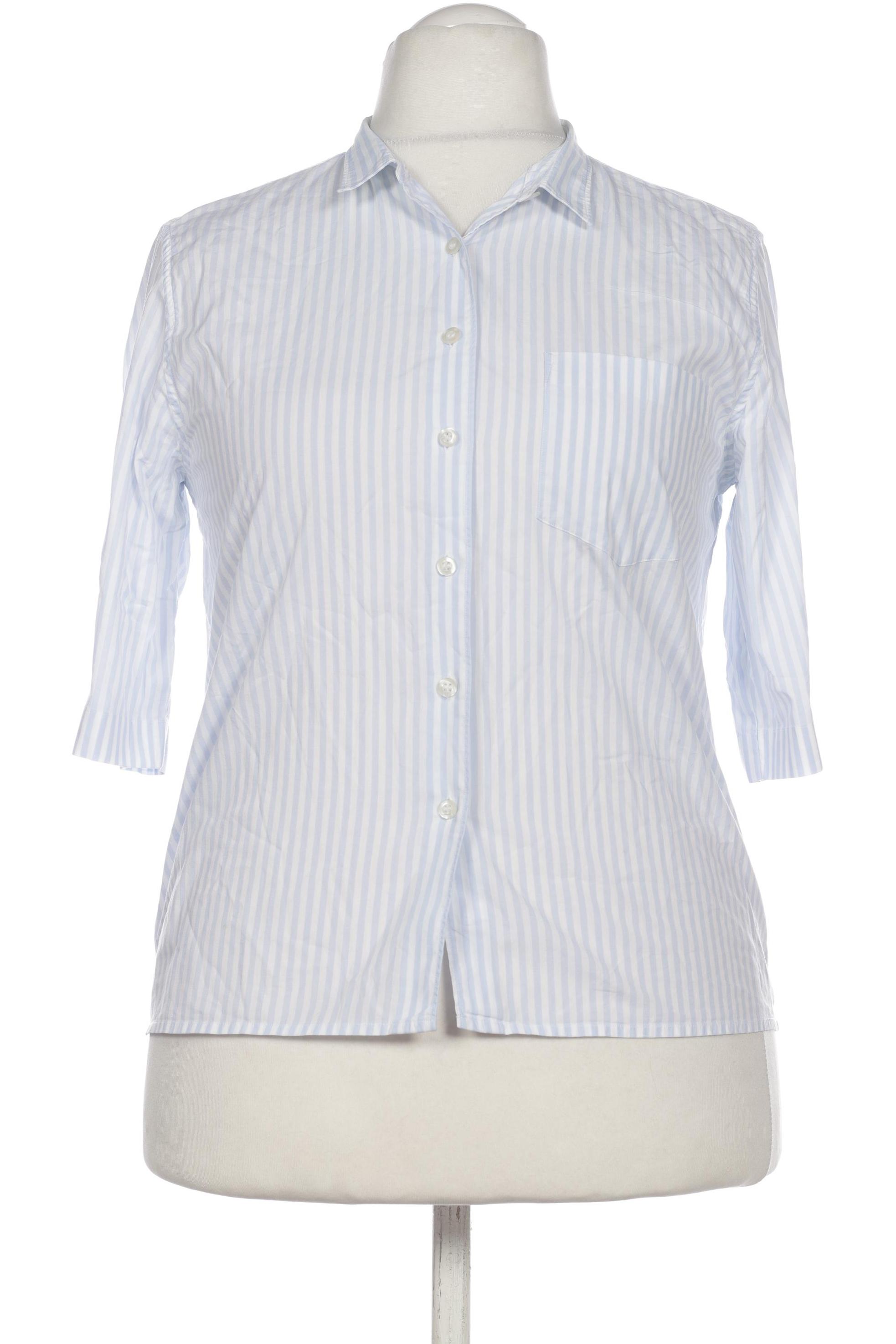 

Rene Lezard Damen Bluse, blau, Gr. 42