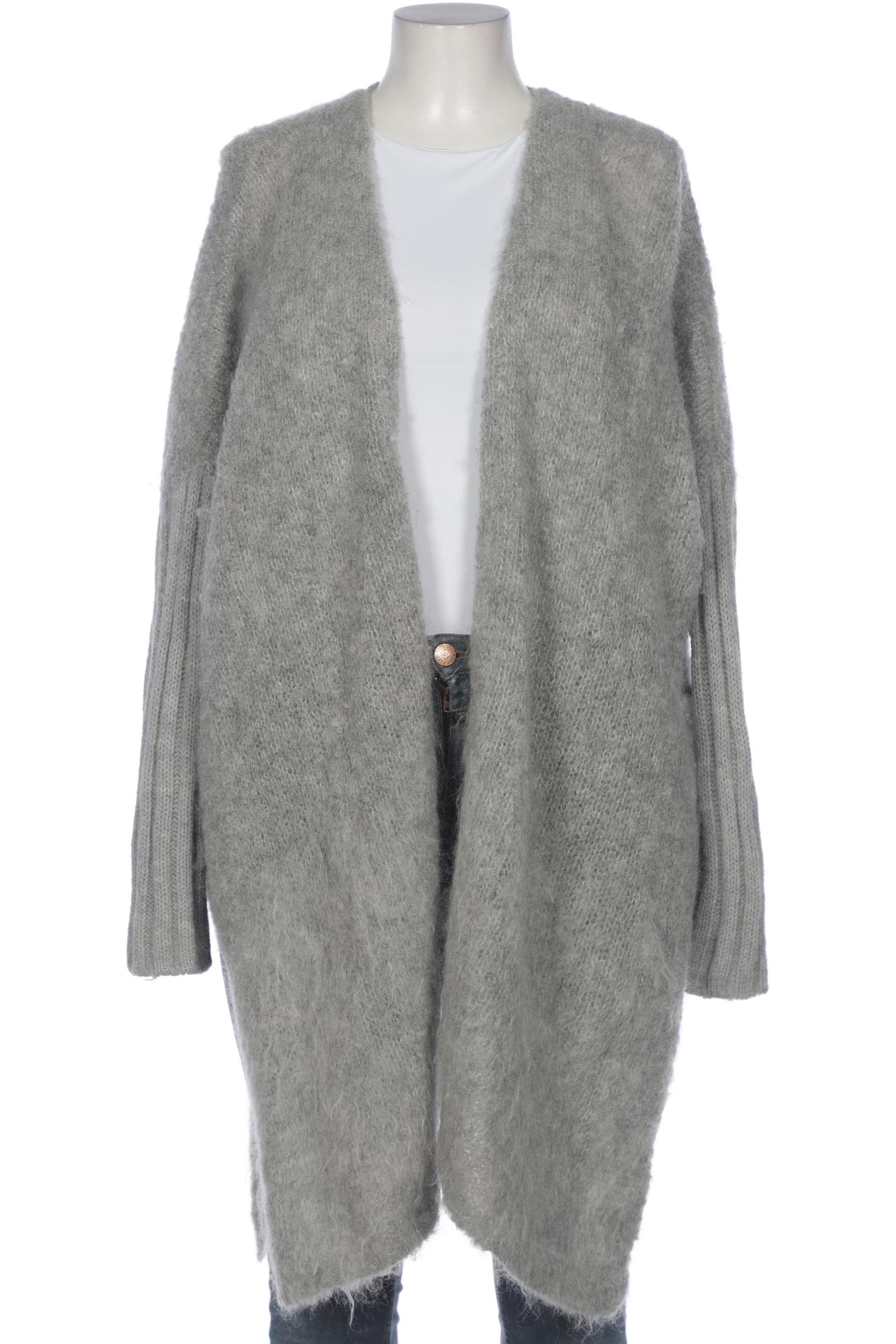 

Rene Lezard Damen Strickjacke, grau, Gr. 42