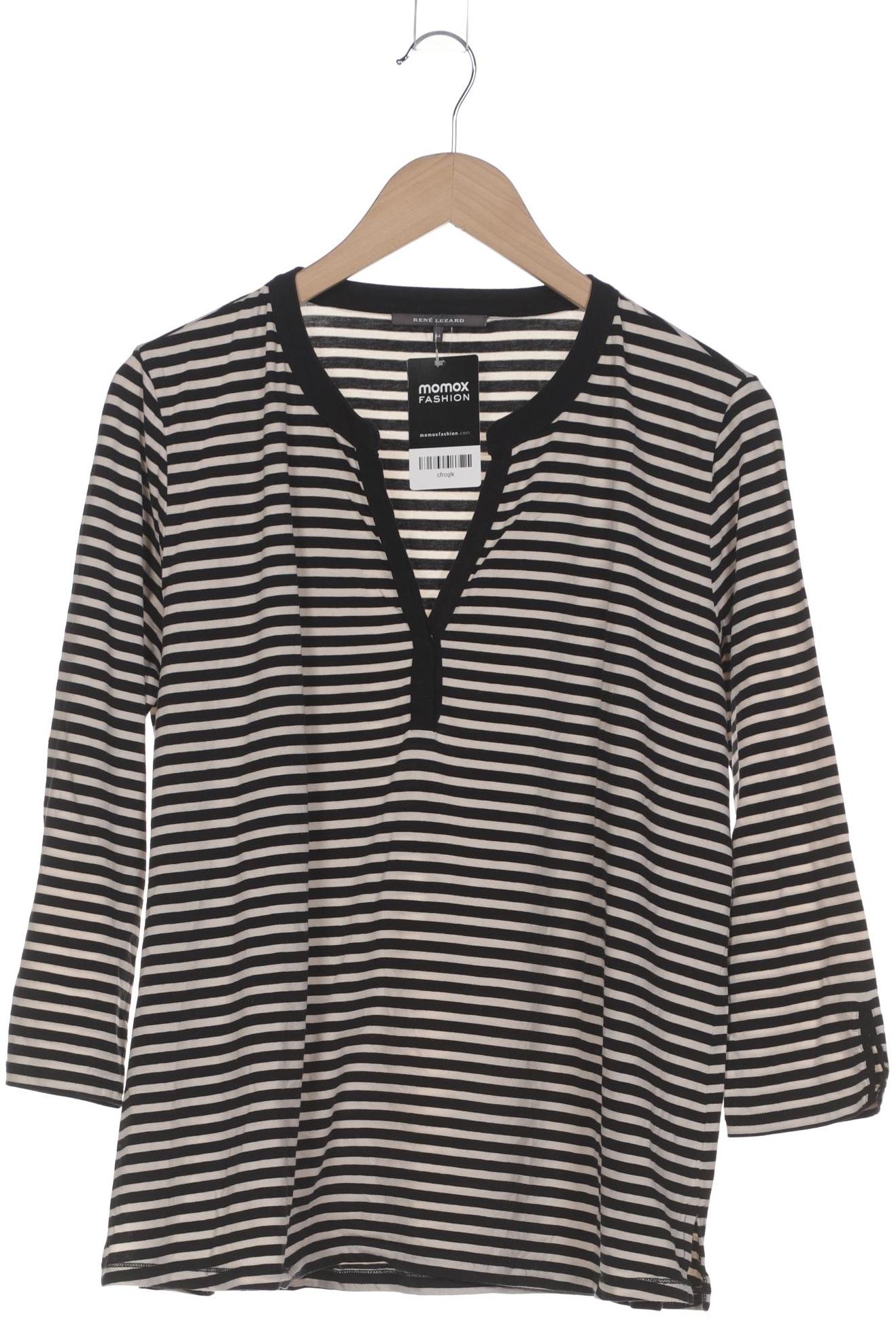 

Rene Lezard Damen Langarmshirt, schwarz, Gr. 44
