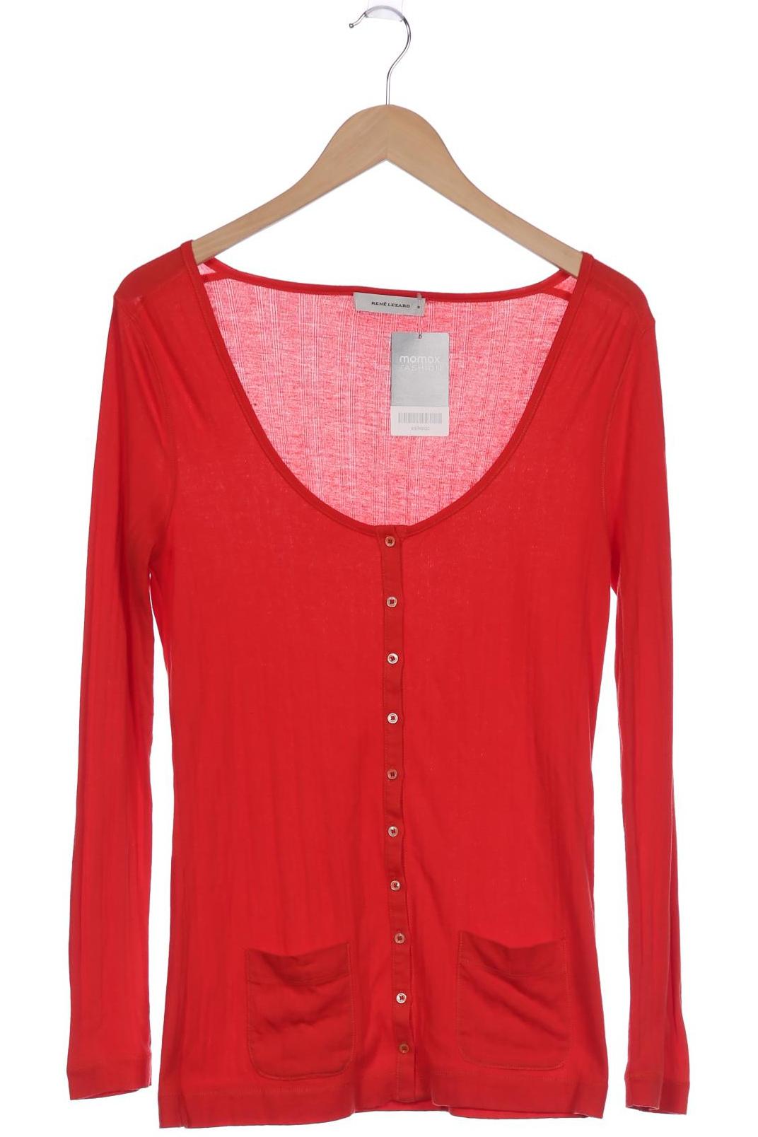 

Rene Lezard Damen Langarmshirt, rot, Gr. 38