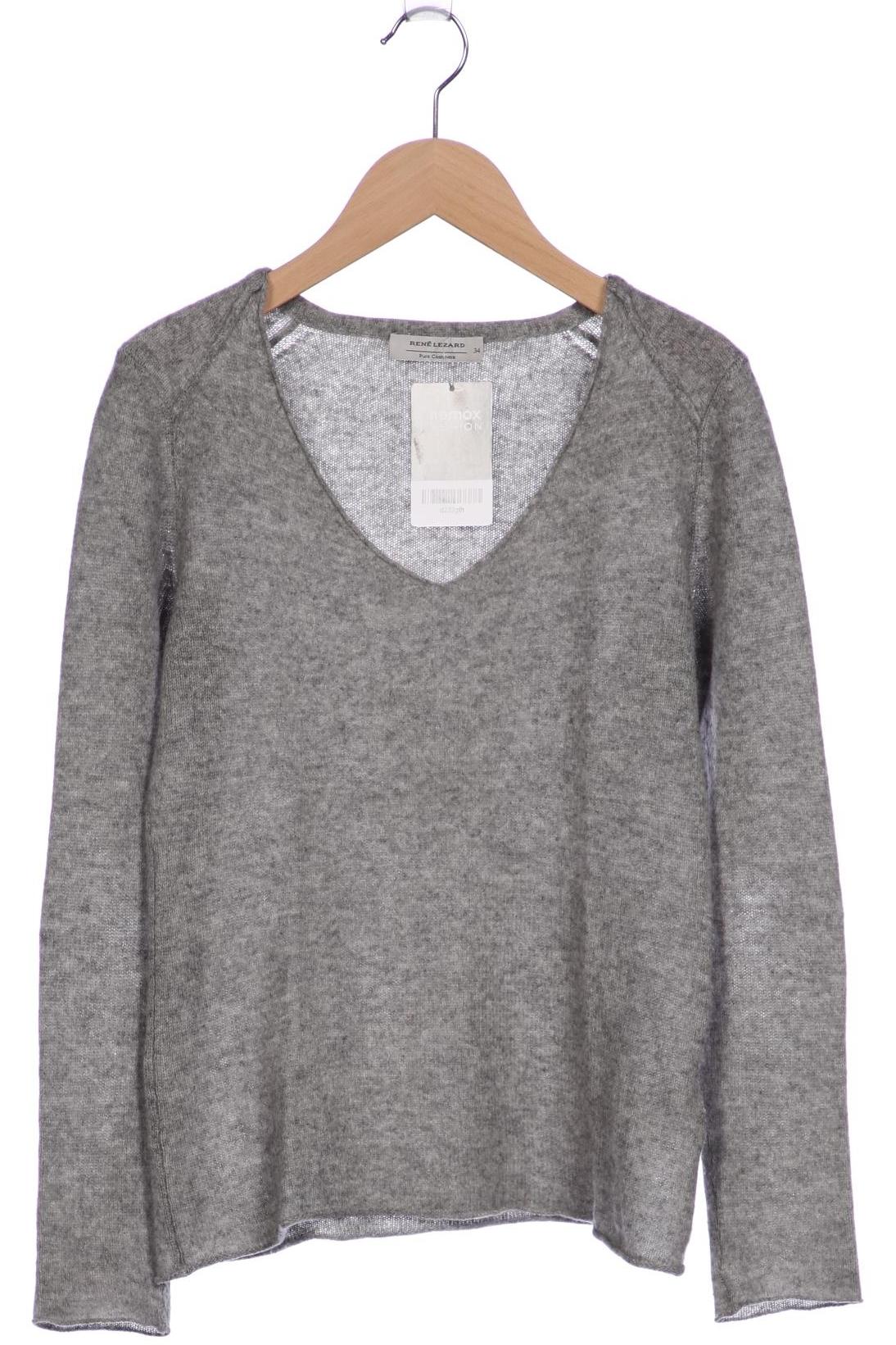 

Rene Lezard Damen Pullover, grau, Gr. 34