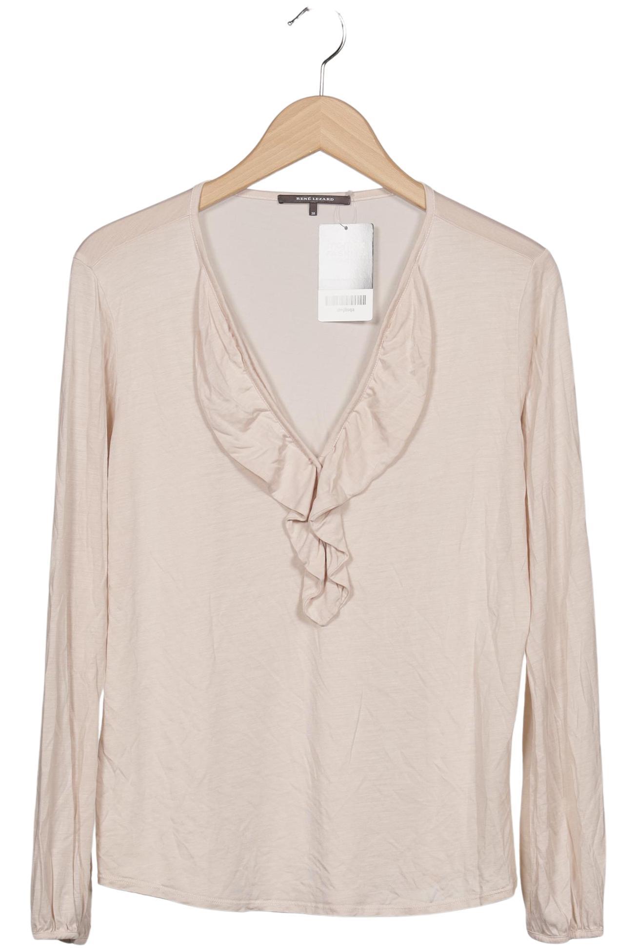 

Rene Lezard Damen Langarmshirt, beige, Gr. 38