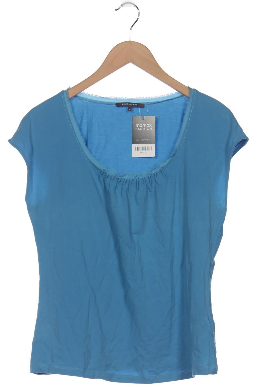 

Rene Lezard Damen T-Shirt, blau, Gr. 40