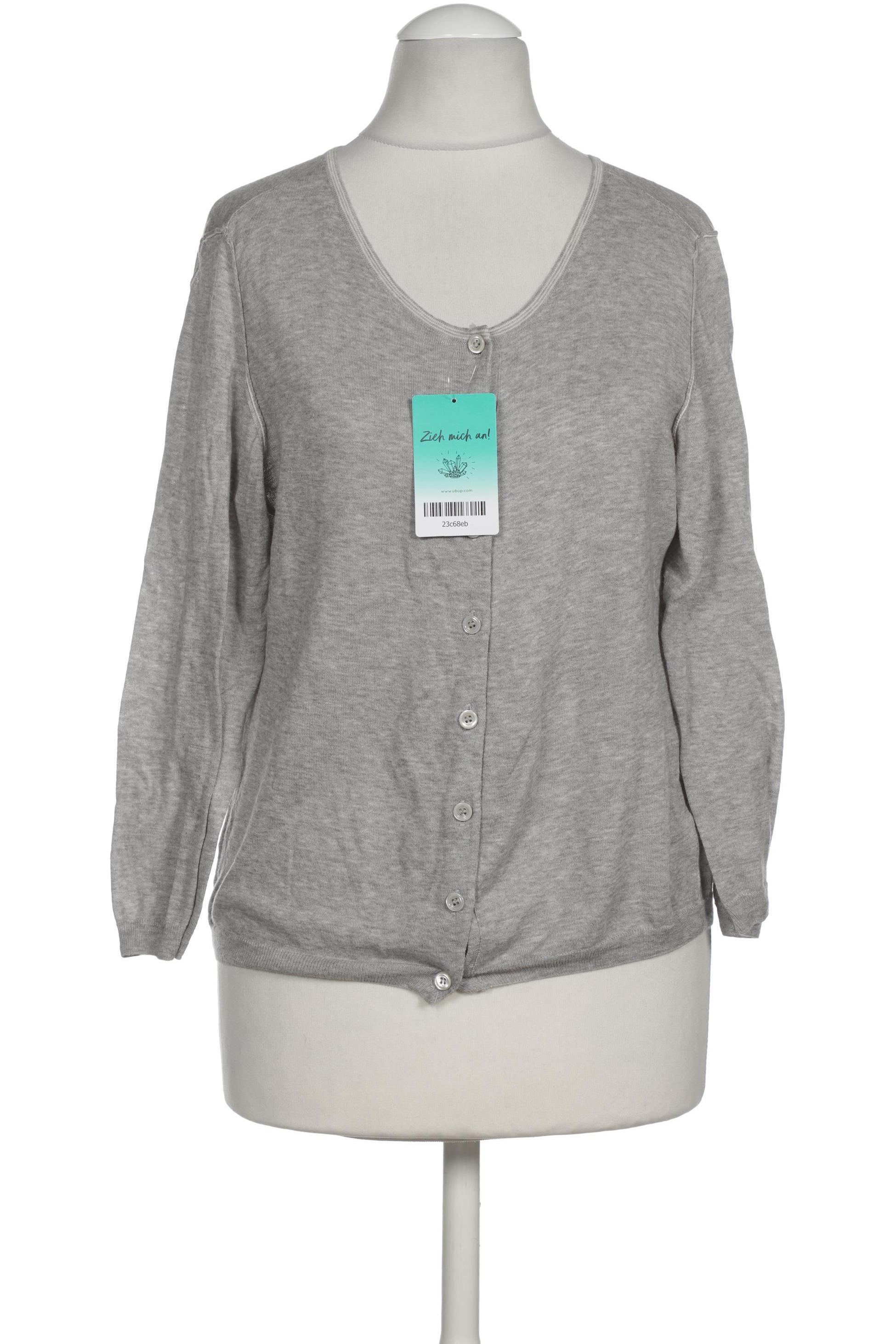

Rene Lezard Damen Strickjacke, grau, Gr. 34