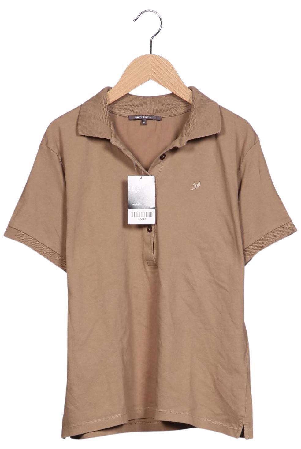 

Rene Lezard Damen Poloshirt, beige, Gr. 44