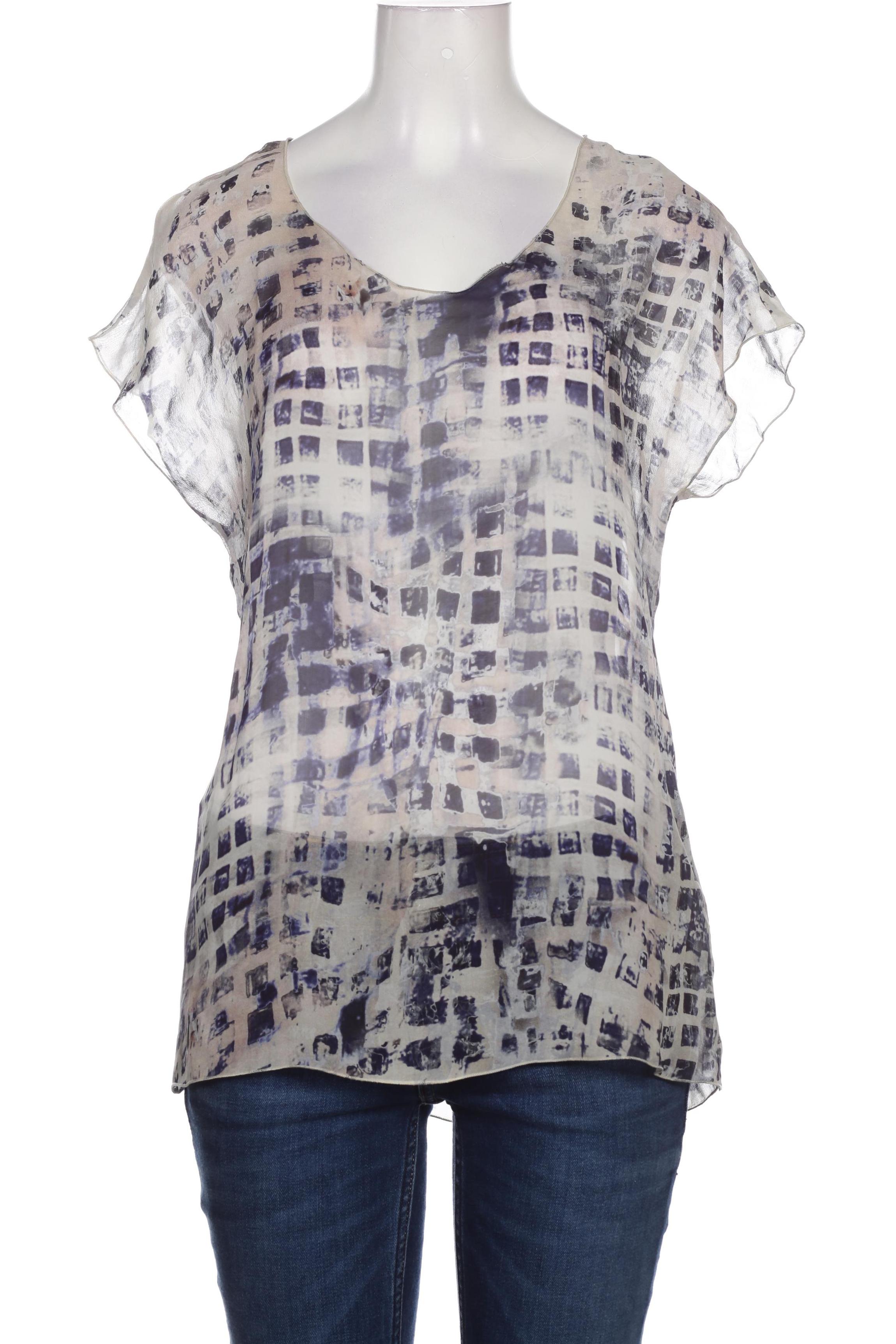 

Rene Lezard Damen Bluse, blau, Gr. 34