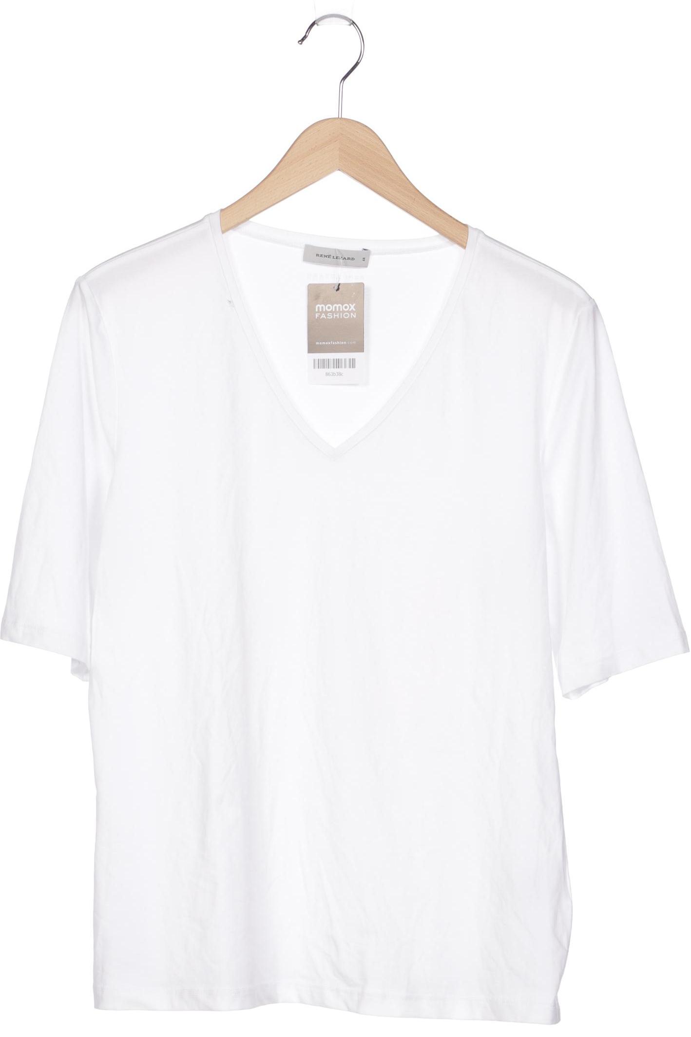 

Rene Lezard Damen T-Shirt, weiß, Gr. 44